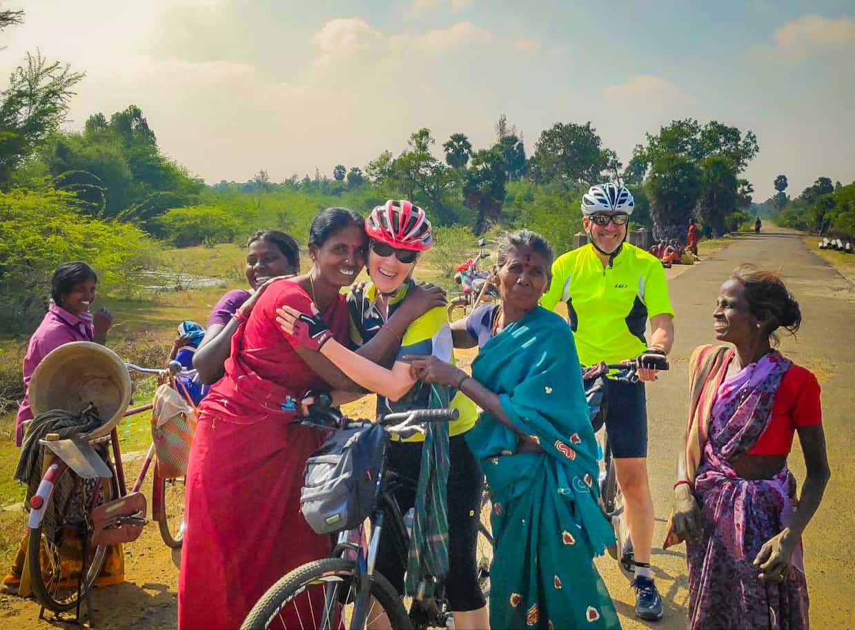 India Cycling locals Photo:host/Kalypso Adventures