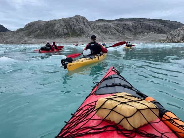 Unforgettable kayak adventure in the Arctic