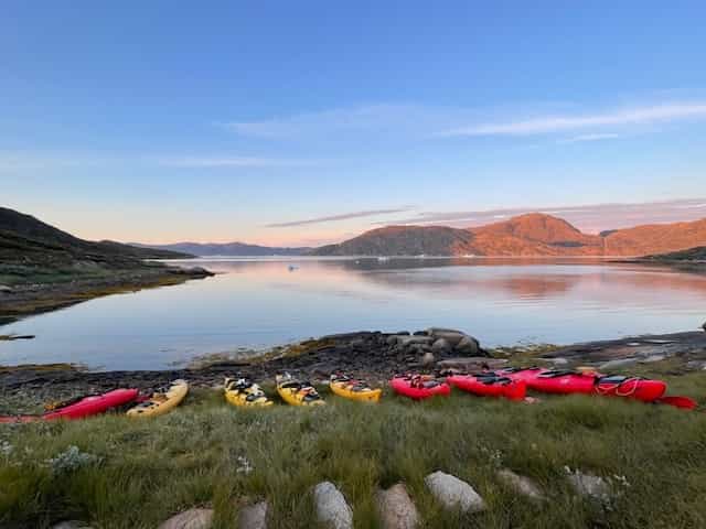 Unforgettable kayak adventure in the Arctic