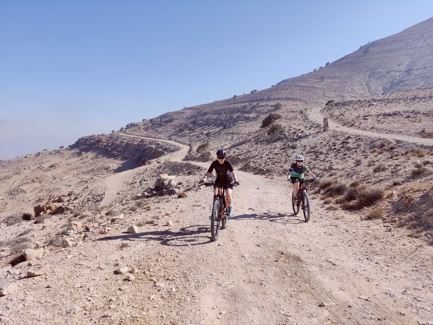 Epic mountains and dusty desert views