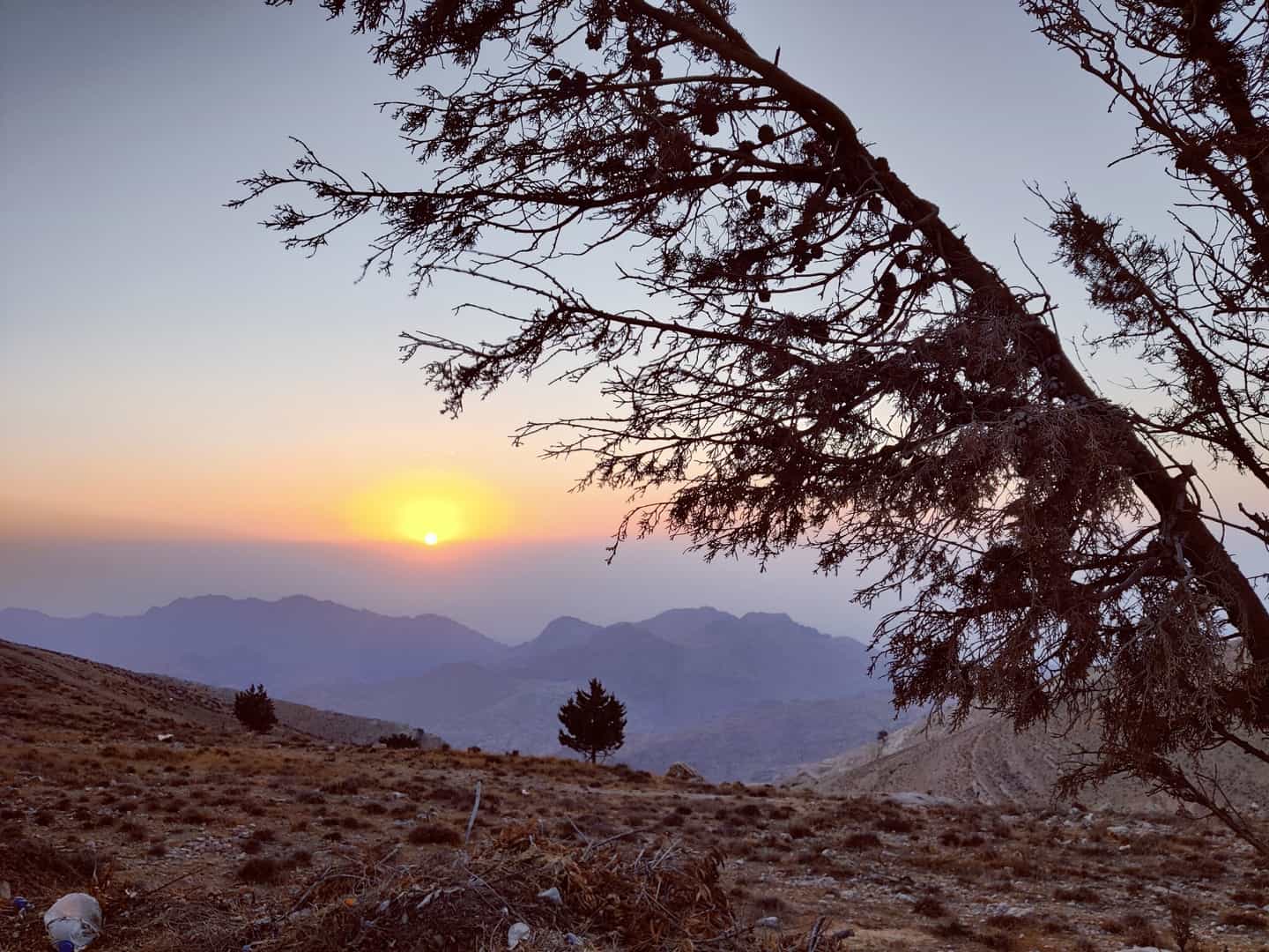 Epic mountains and dusty desert views