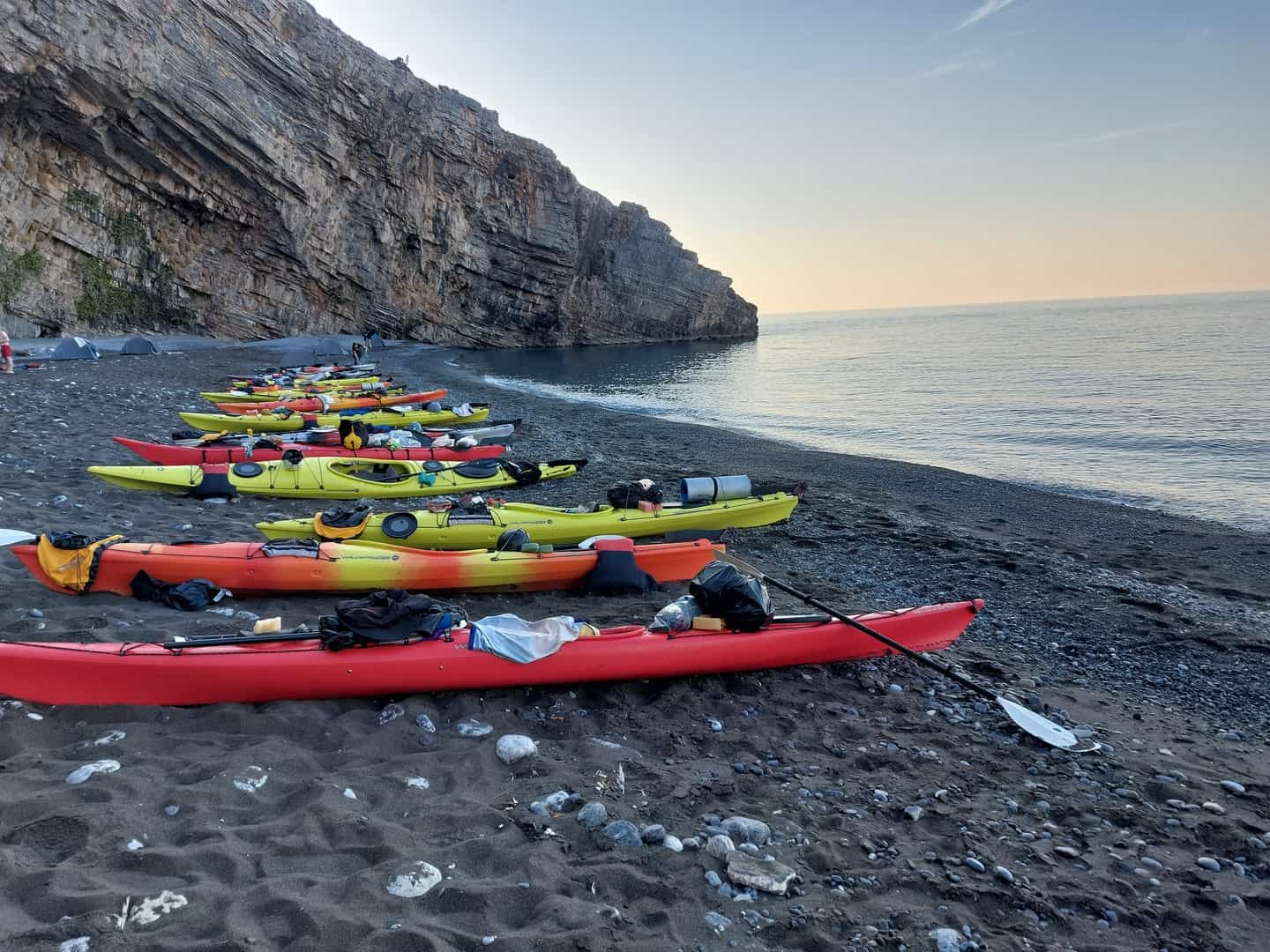 Autumn kayaking in Turkey