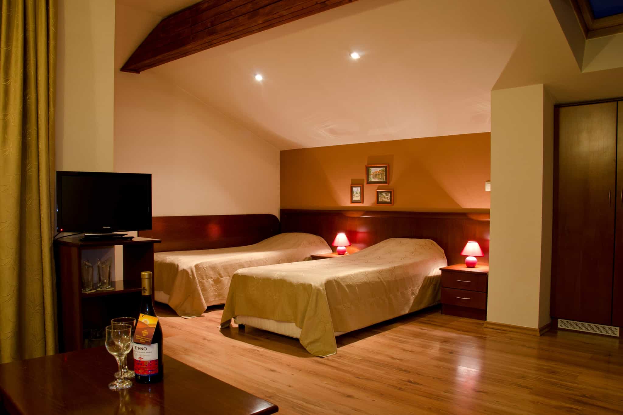 Twin room at Bizev Hotel, Bankso, Bulgaria