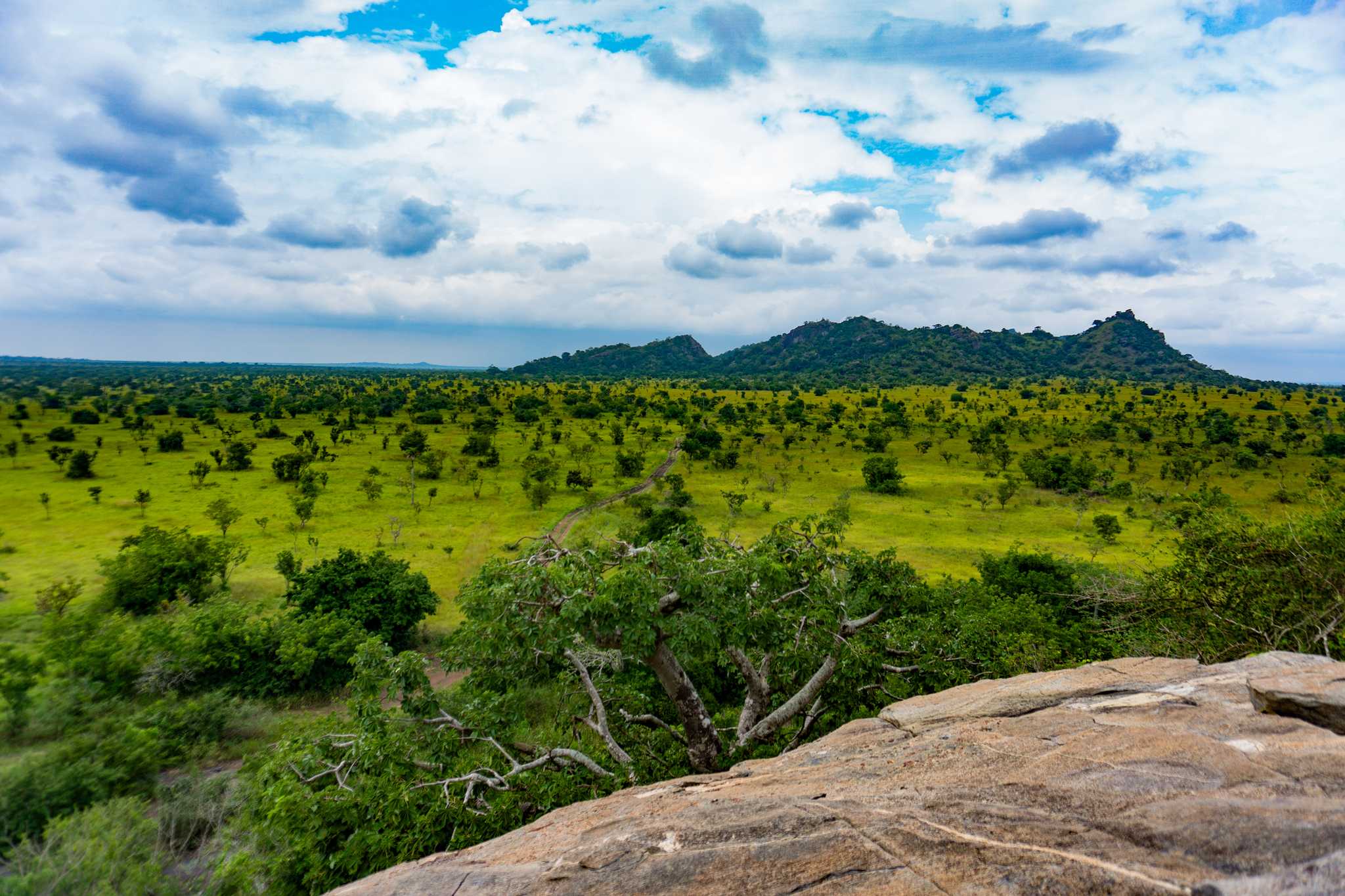 Landscapes of the Shai Hills Reserve in Ghana