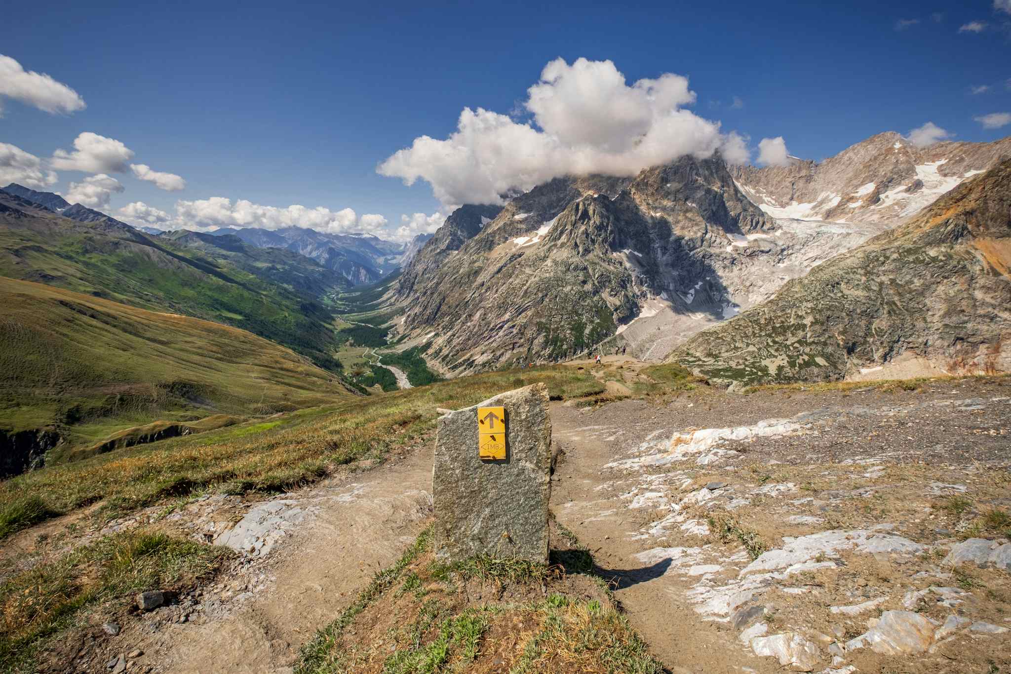Col du Bonhomme on the Tour du Mont Blanc, France & Switzerland. Photo: Host/Altai France