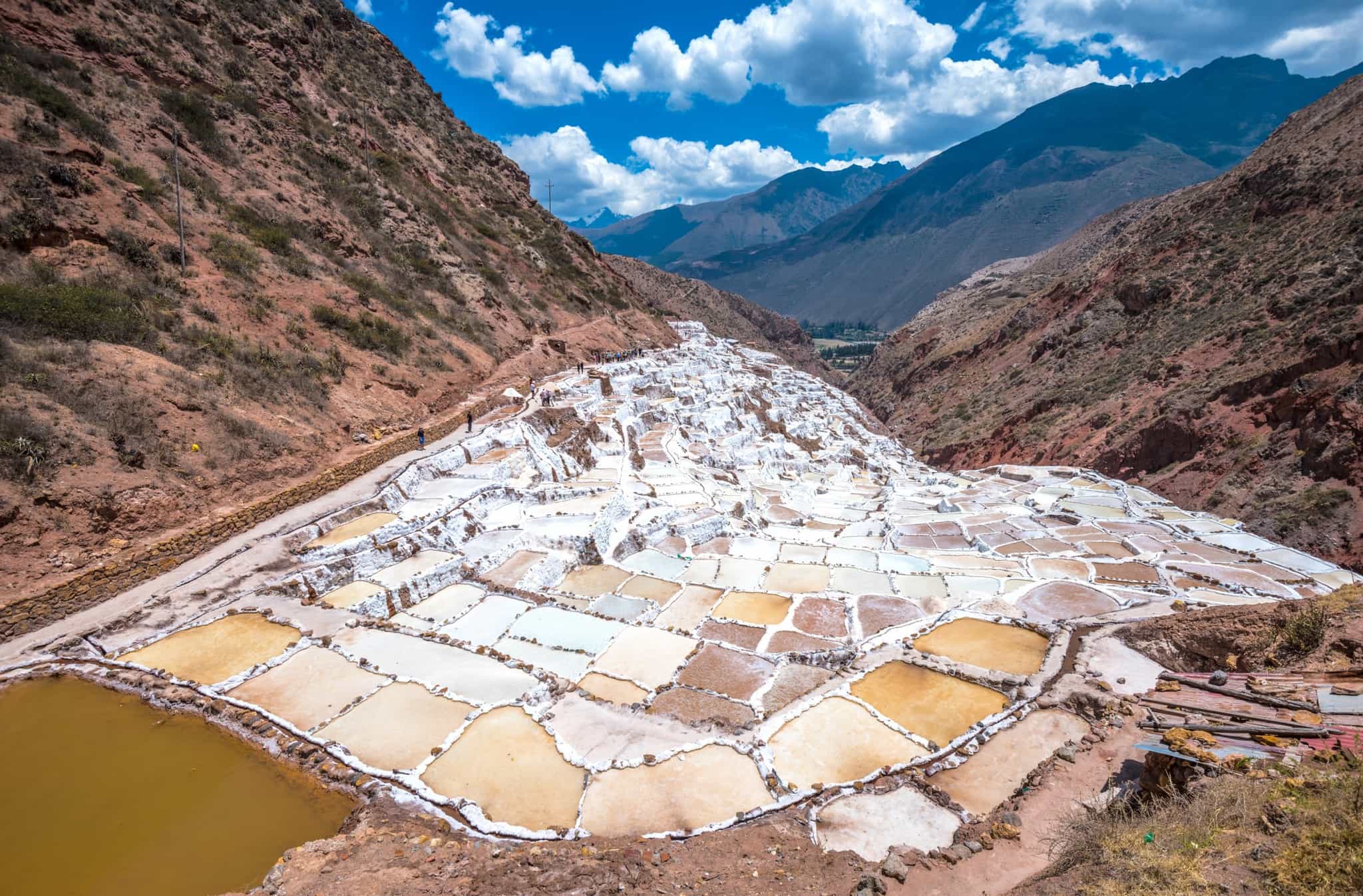 Salinas de Maras, man-made salt mines near Cusco, Peru