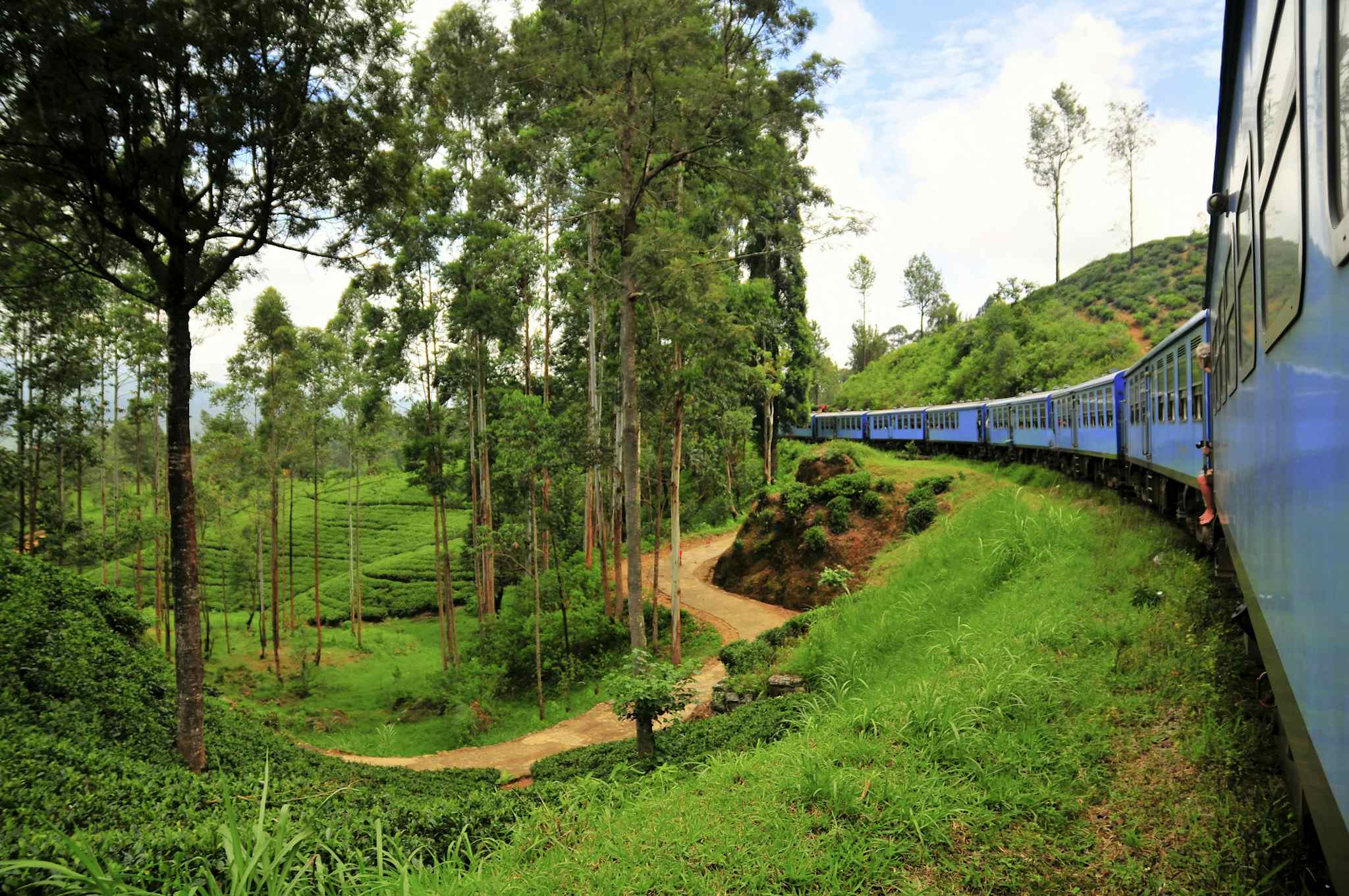 Train from Kandy, Sri Lanka.