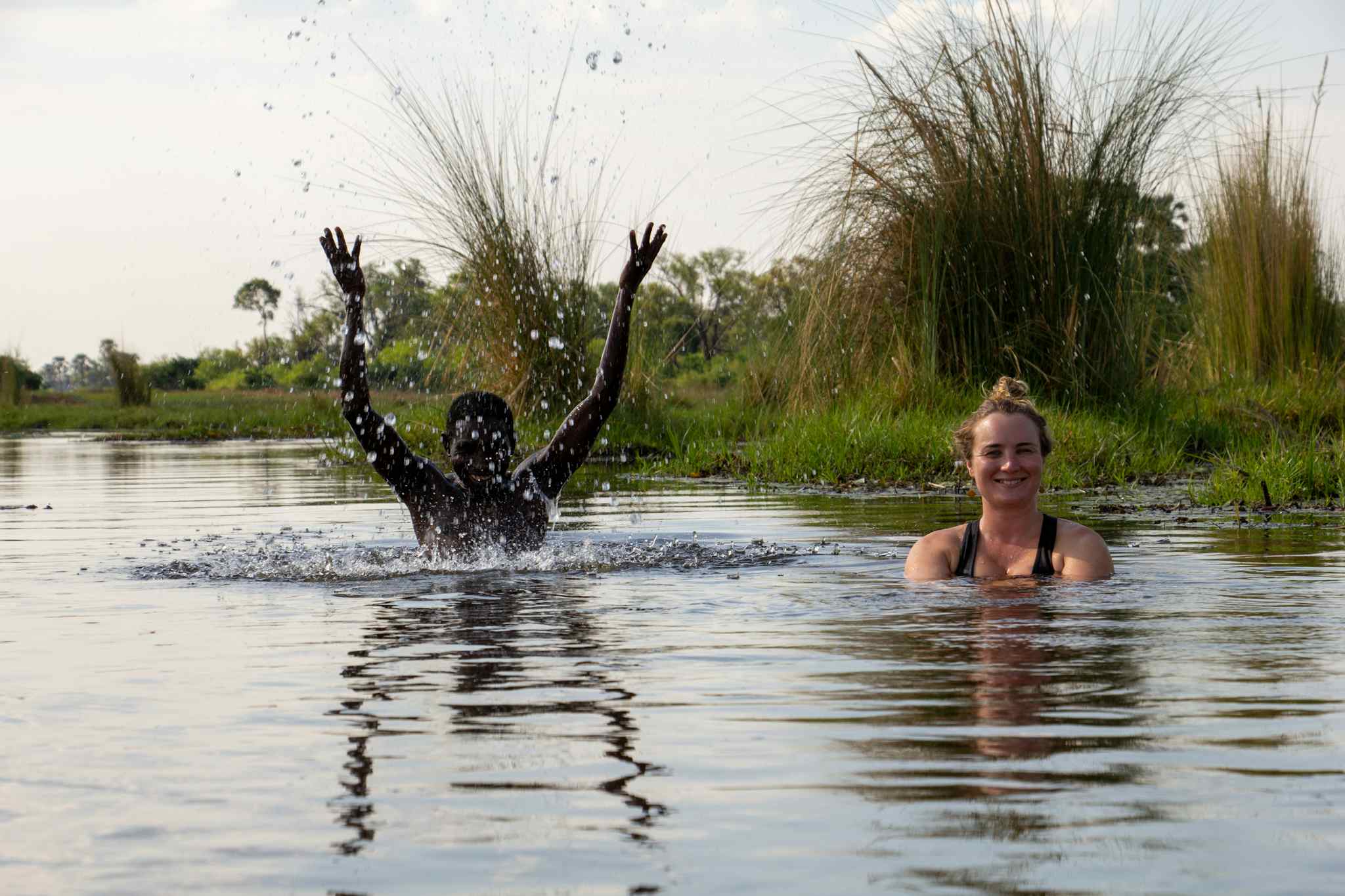 Swimming in the Okavango Delta, Botswana
MBA staff image: Chris Kearney
