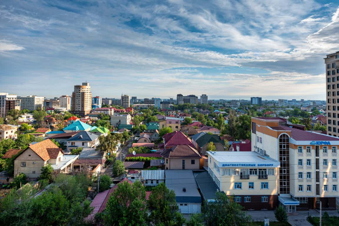 Bishkek city centre.