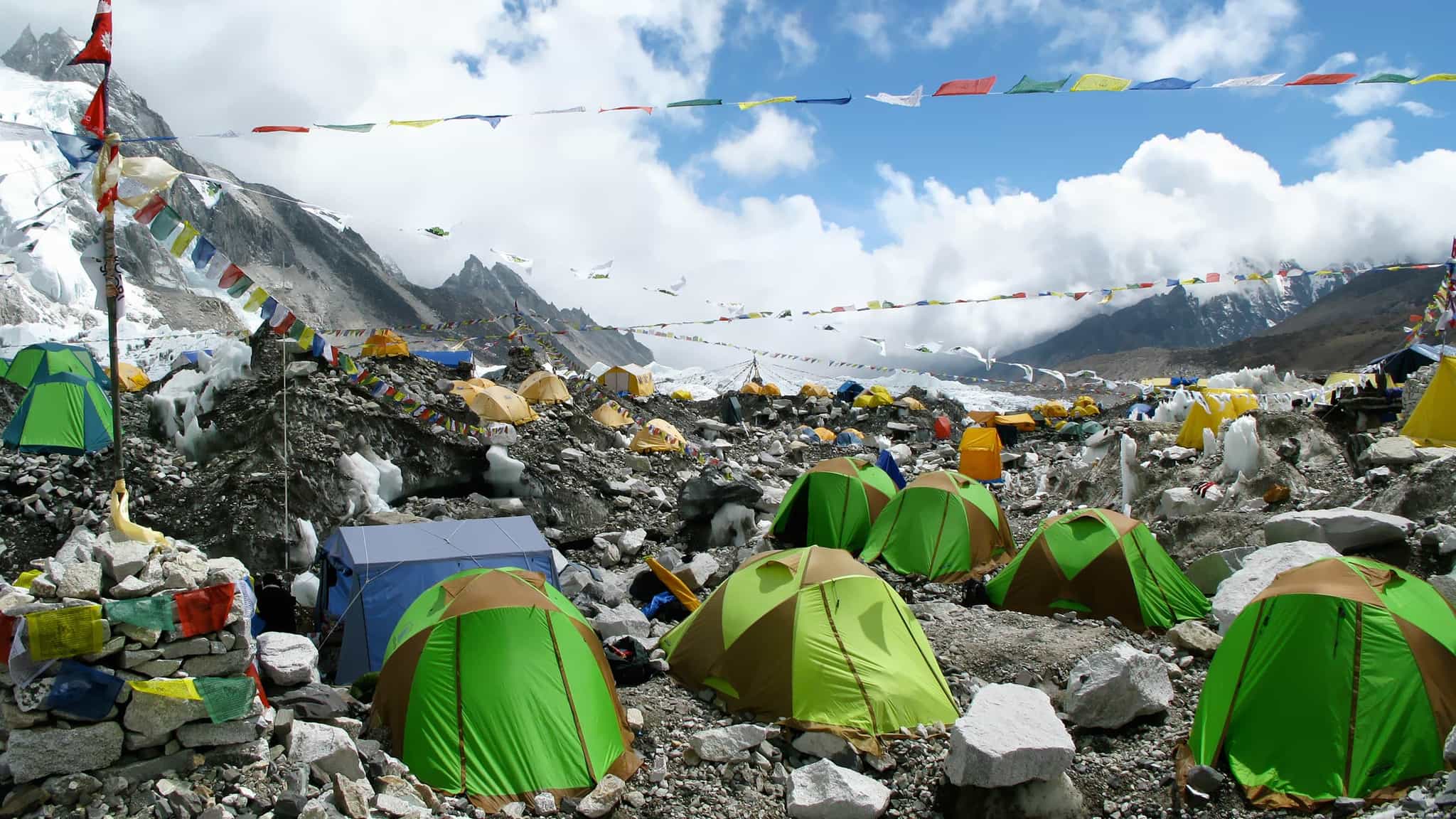 Tents at Everest Base Camp