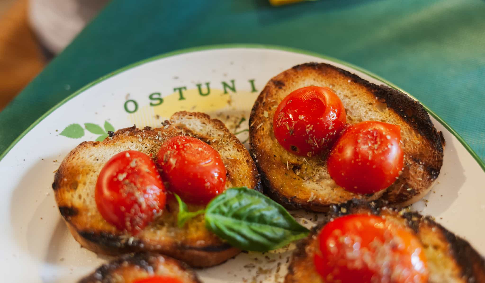 Typical food (bruschetta) from Puglia