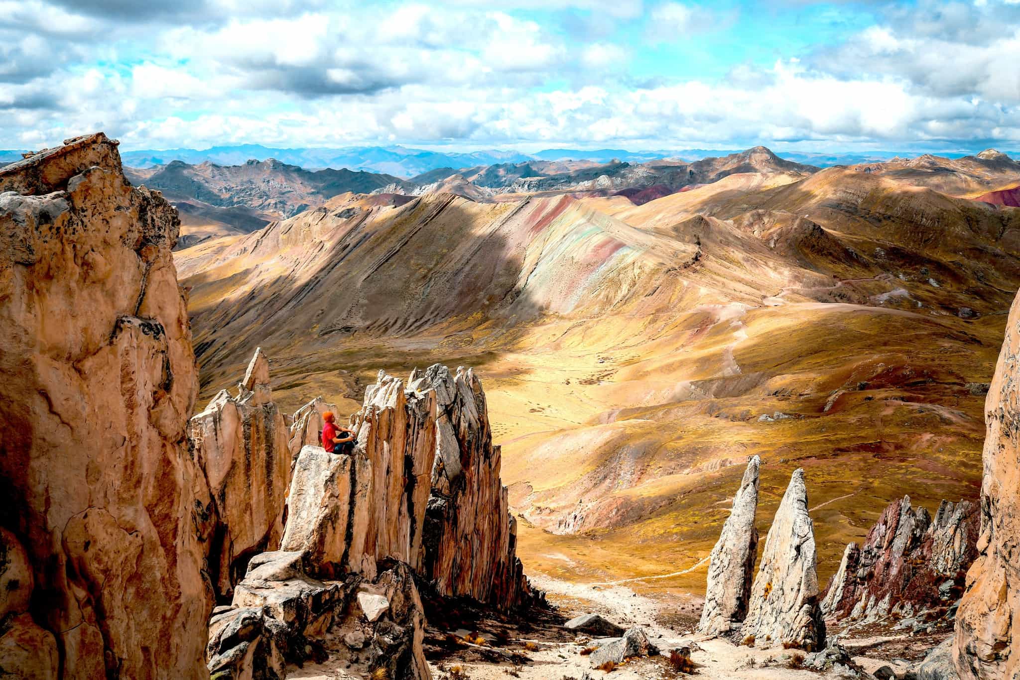 Palcoyo Rainbow Mountain, Peru.