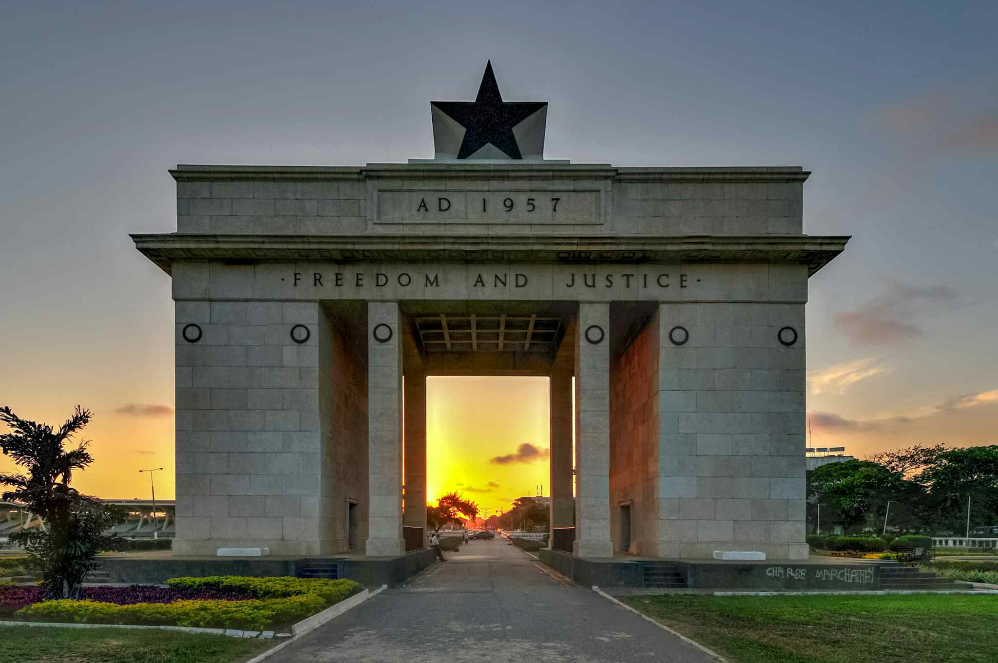 Independence Arch in Accra, Ghana