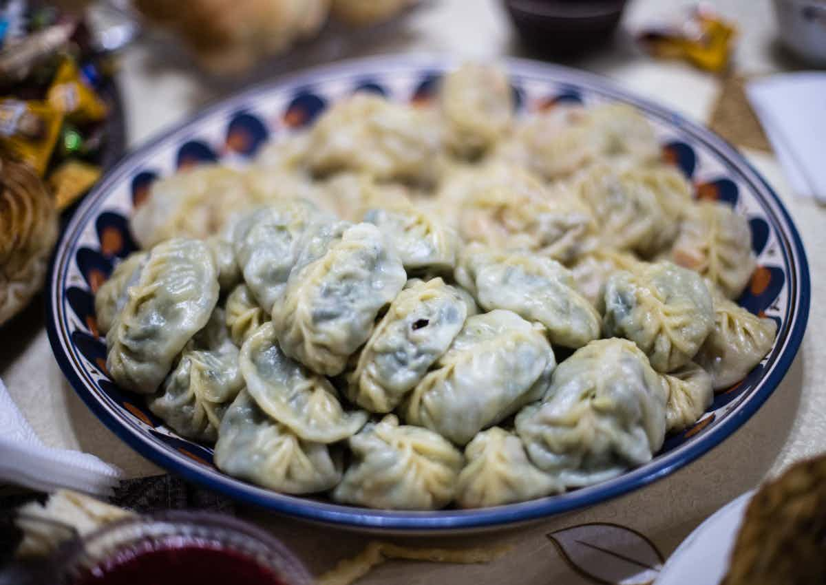 kyrgyz food, dumplings