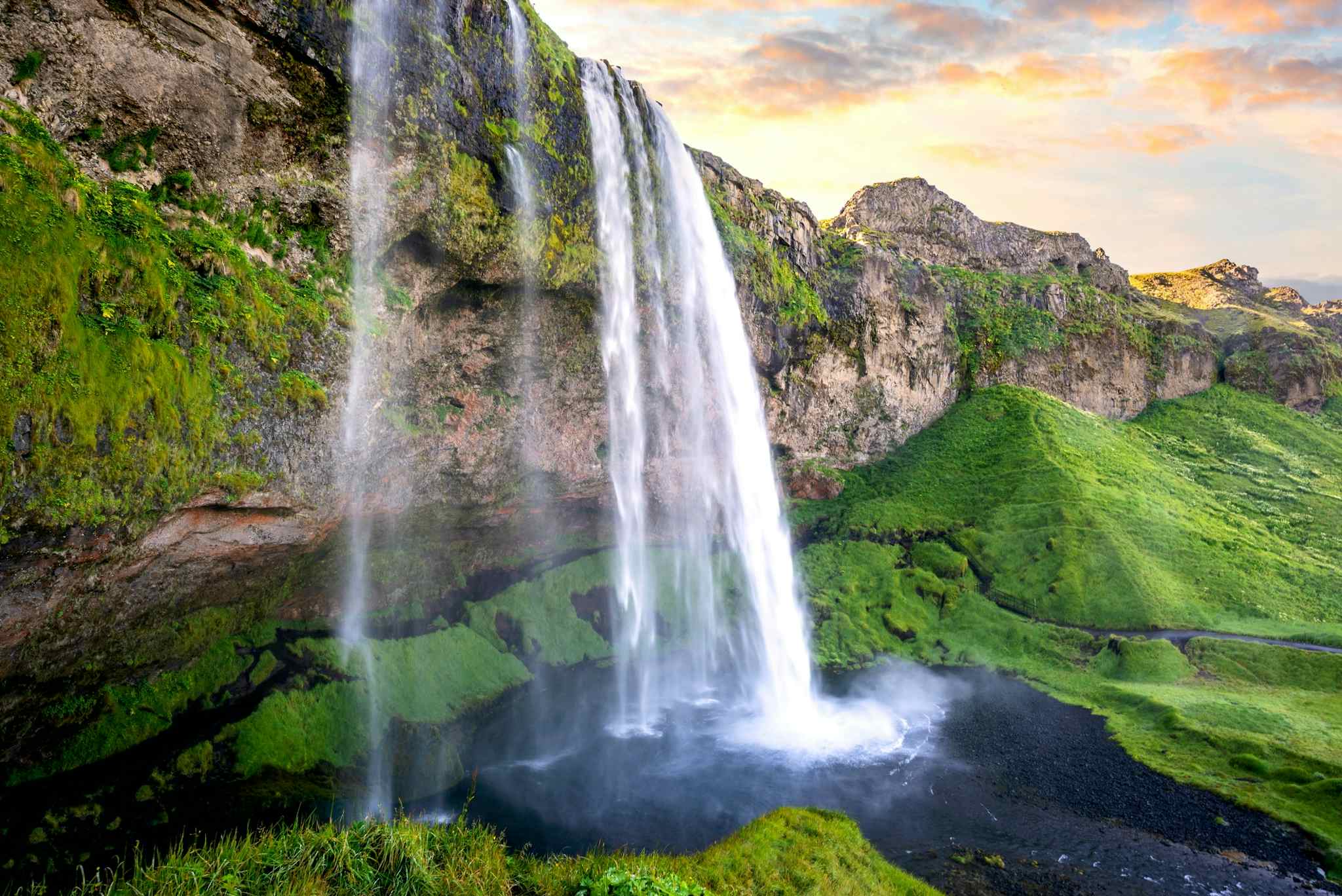 Seljalandsfoss Waterfall in Iceland Getty -1403467552