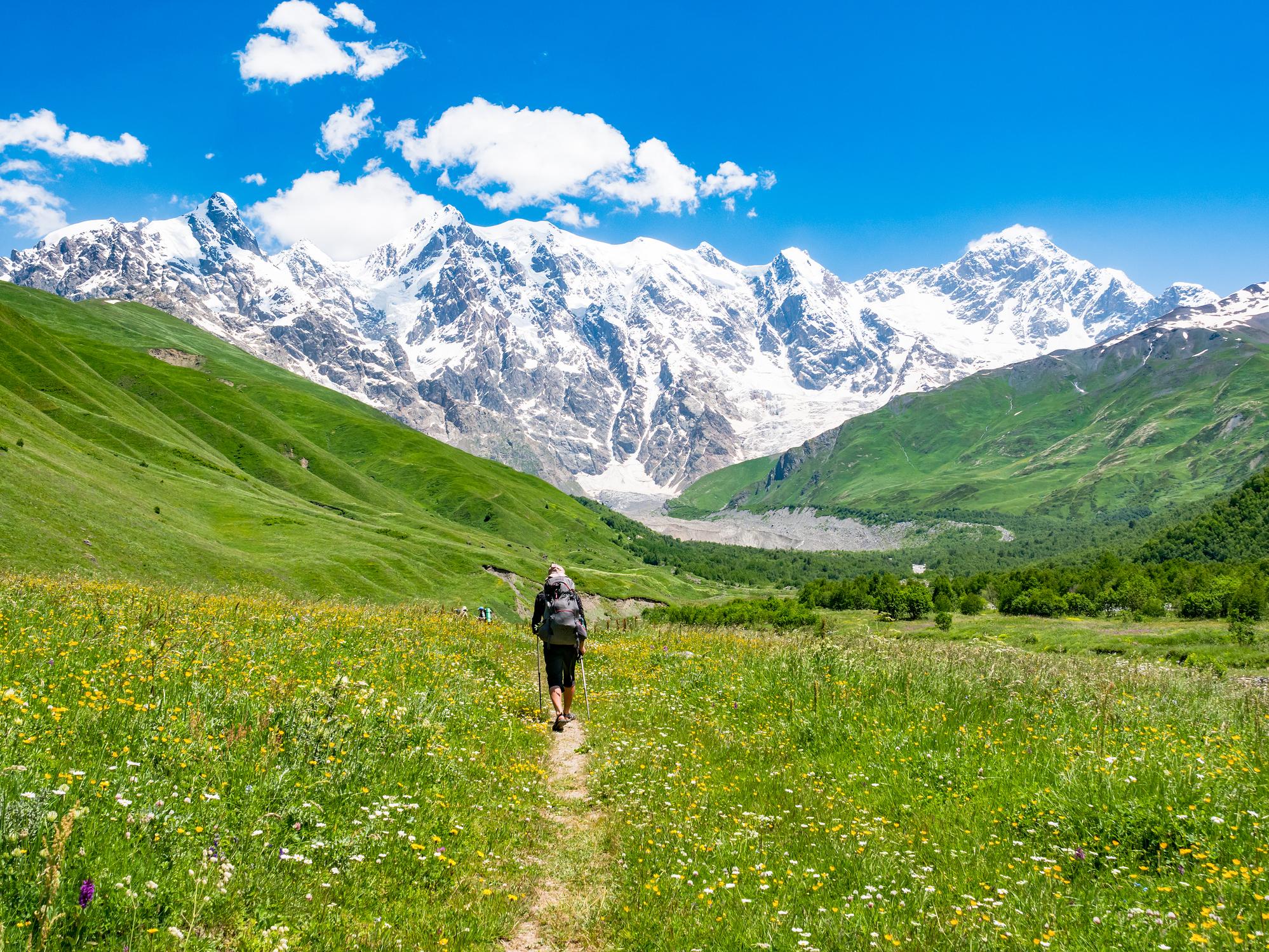 Trek the Caucasus Mountains in Georgia