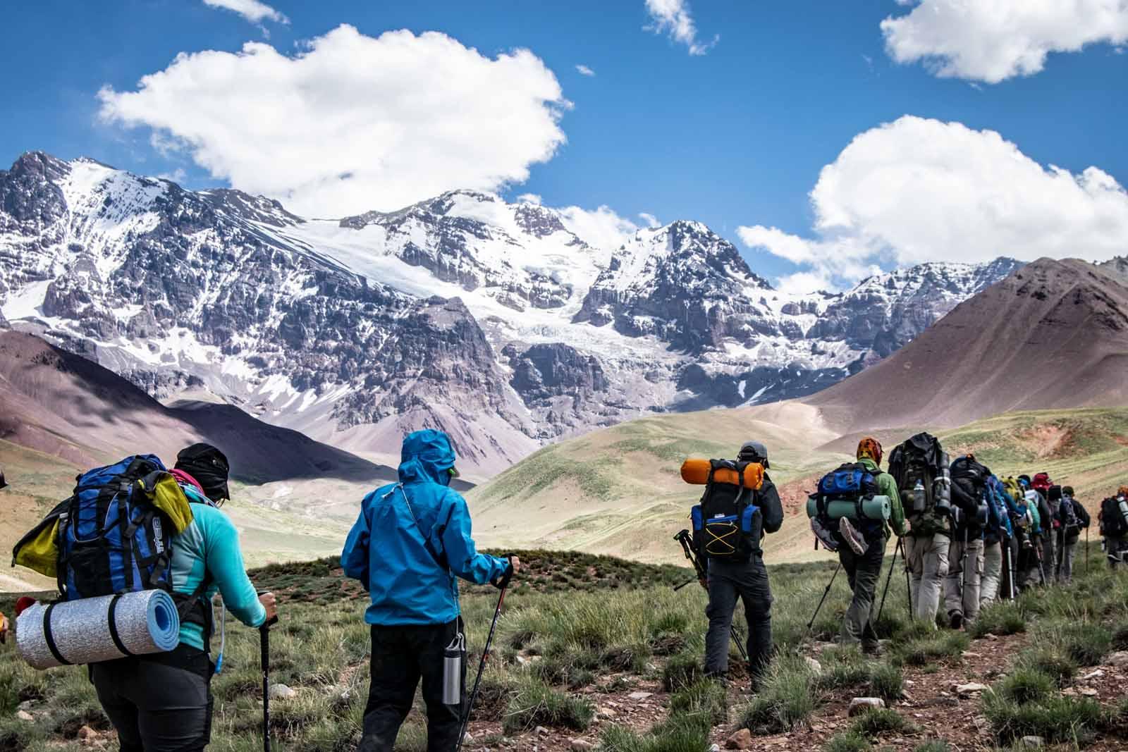 Trek from Argentina to Chile Across the Andes