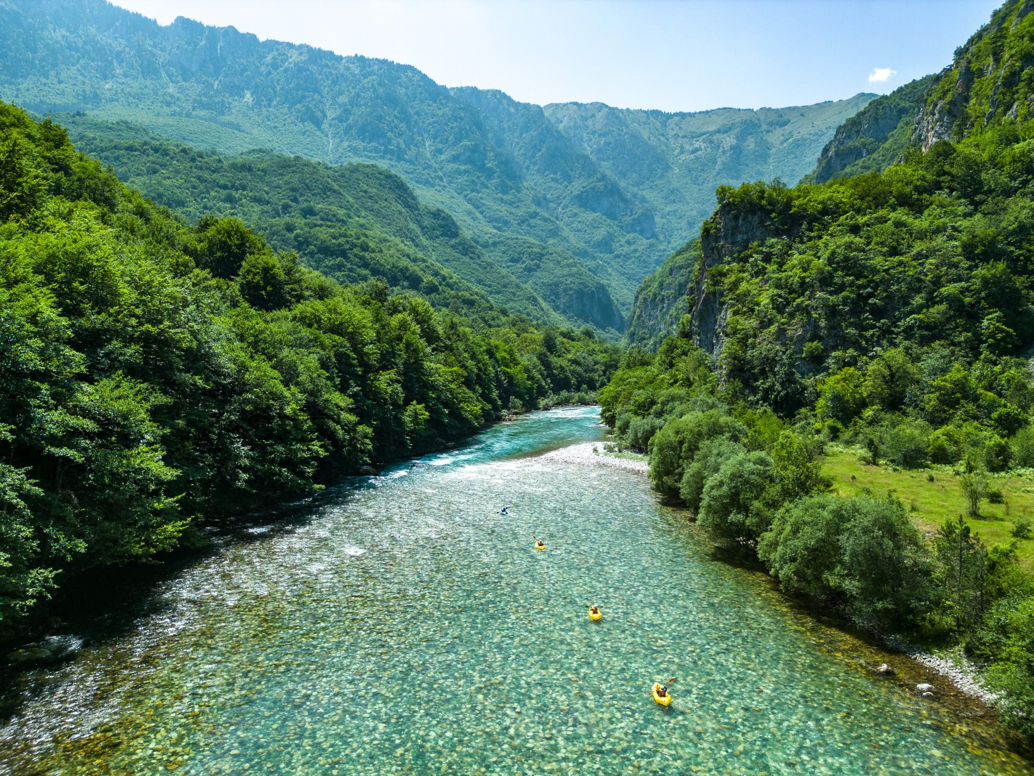 Packraft the Tara River in Montenegro