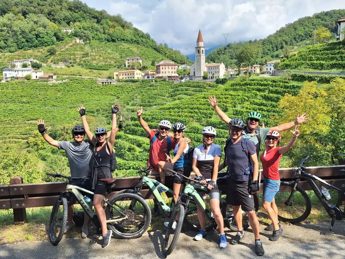 Cycling the Prosecco Hills, Italy