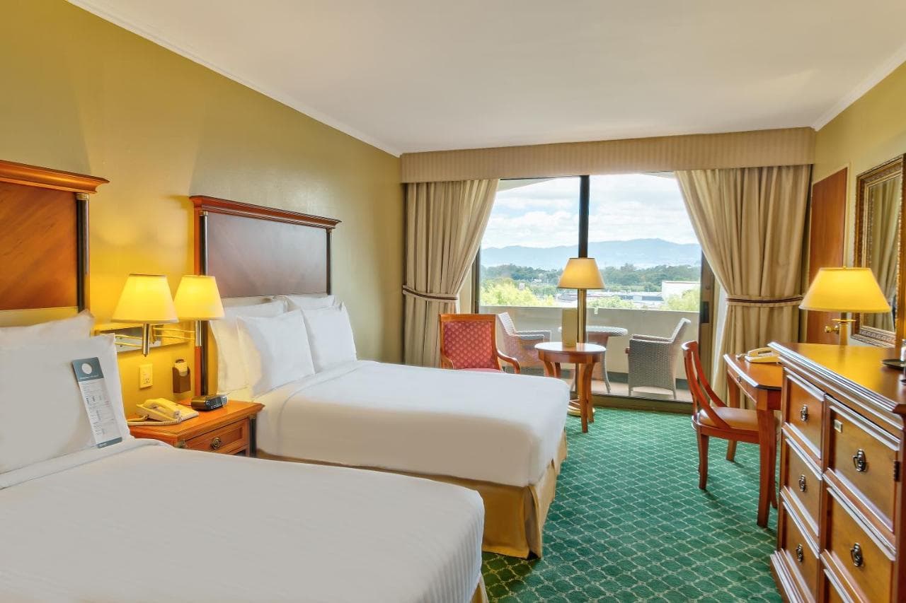 Twin room at Hotel Barcelo, Guatemala City.