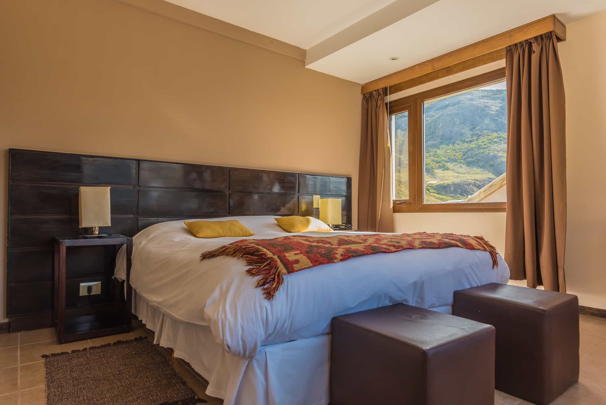 DOuble room in hotel Poincenot in El Chalten