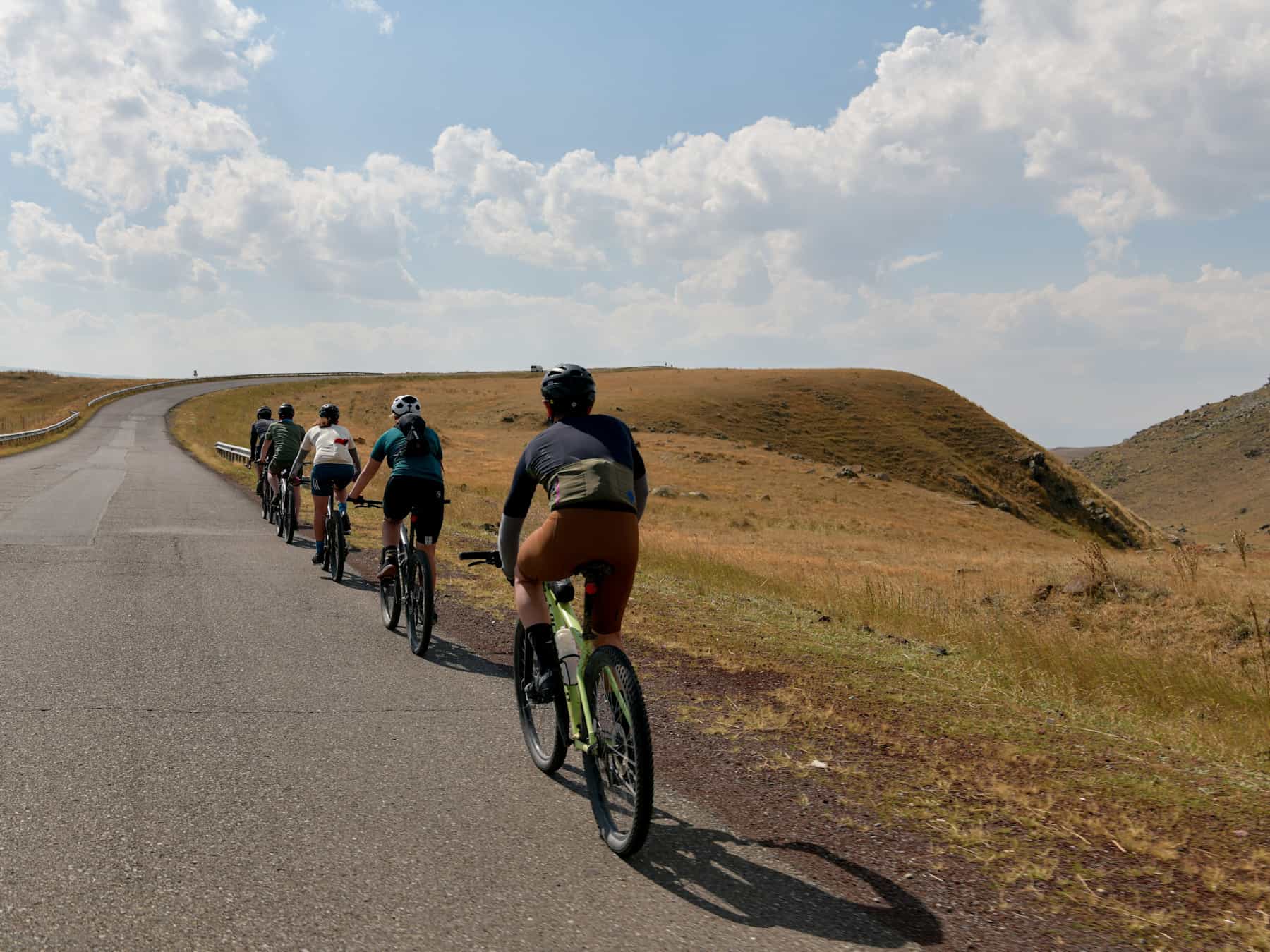 Cycling in Georgia to Lake Paravani