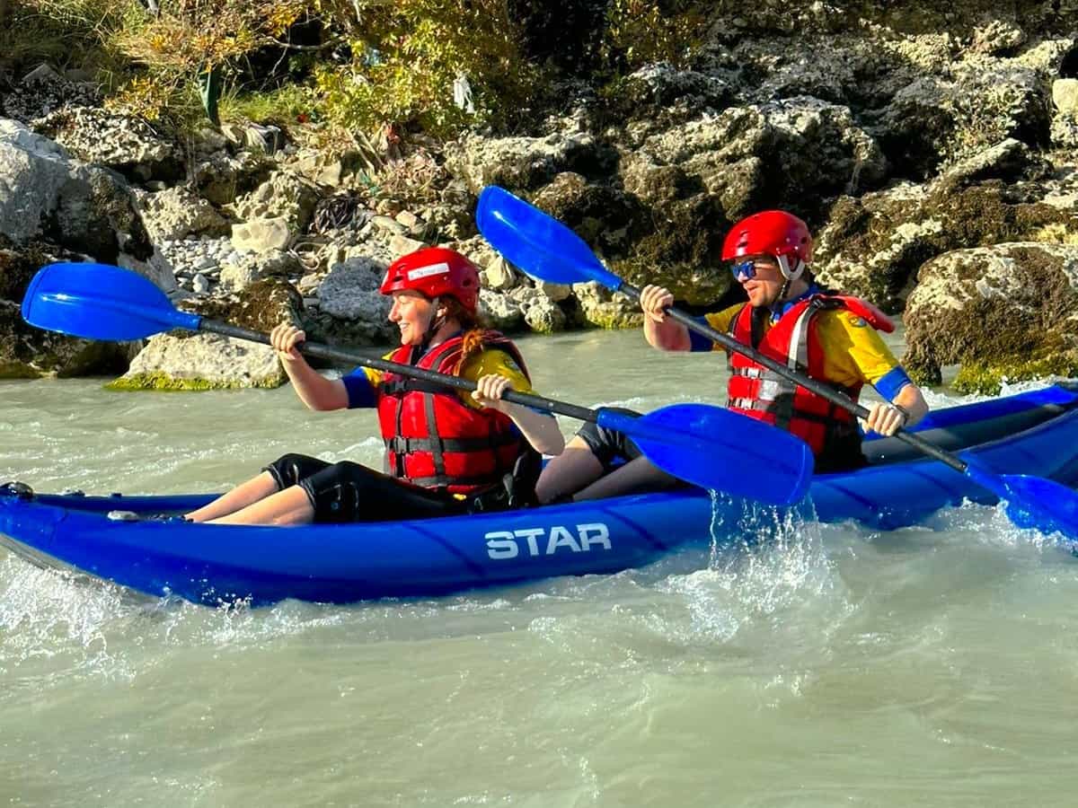 Kayaking on the Vjosa, Albania