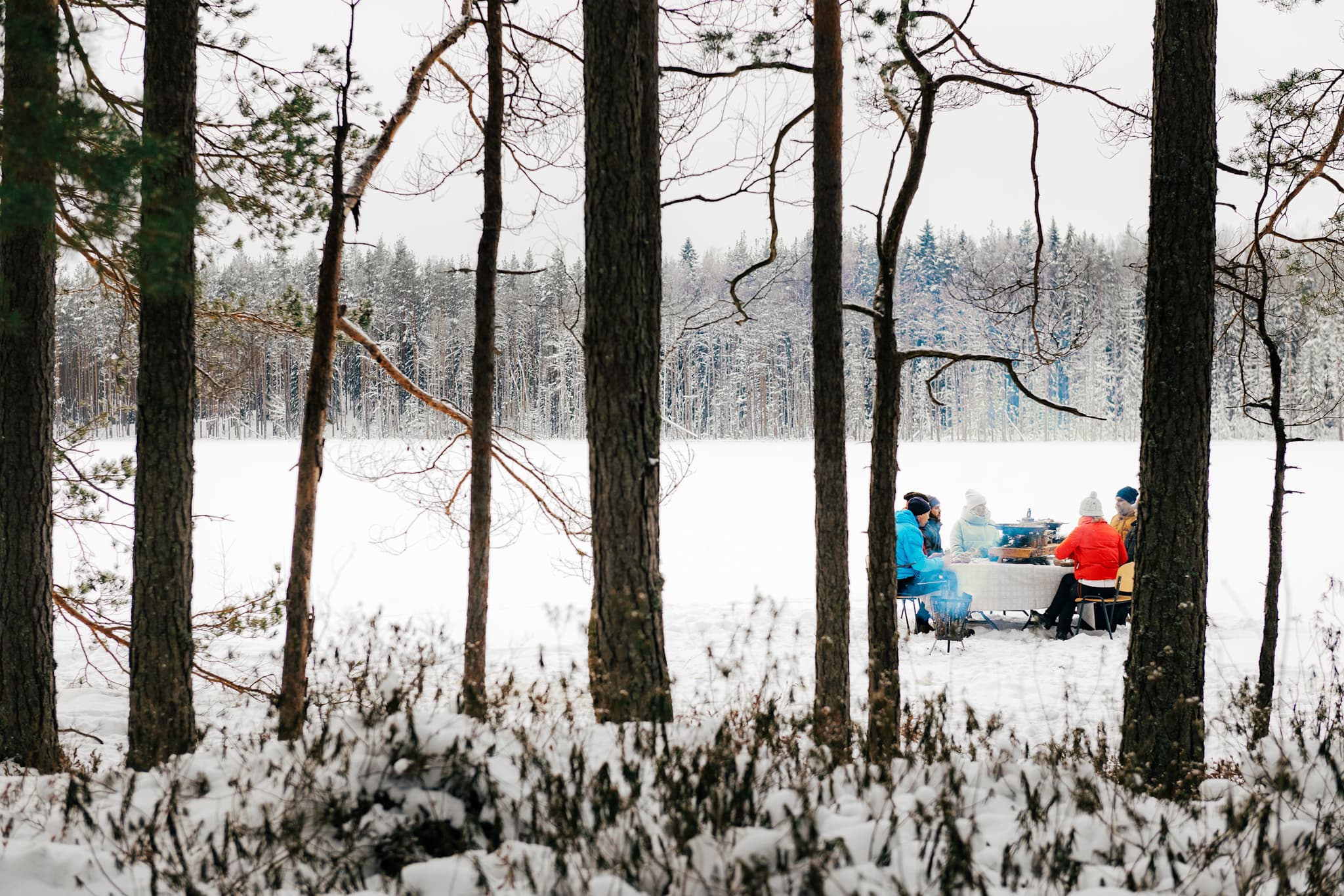 Lunch in winter nature, Estonia. Photo: tourism board