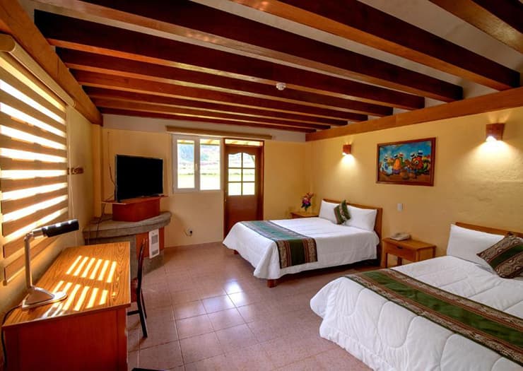 Room at Hotel Royal Inka in Pisac, Peru.