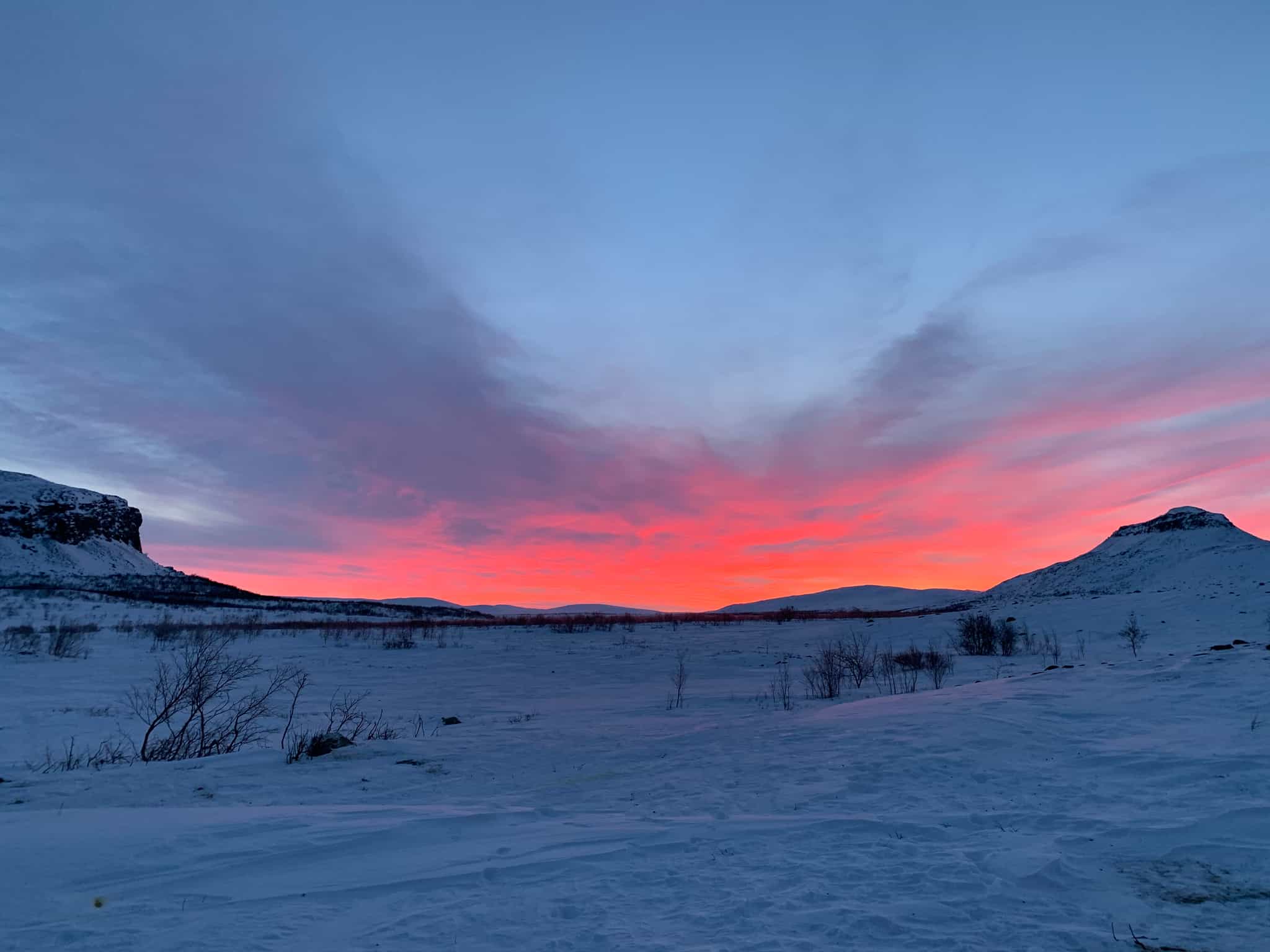 Sunrise Arctic Circle Ski Expedition