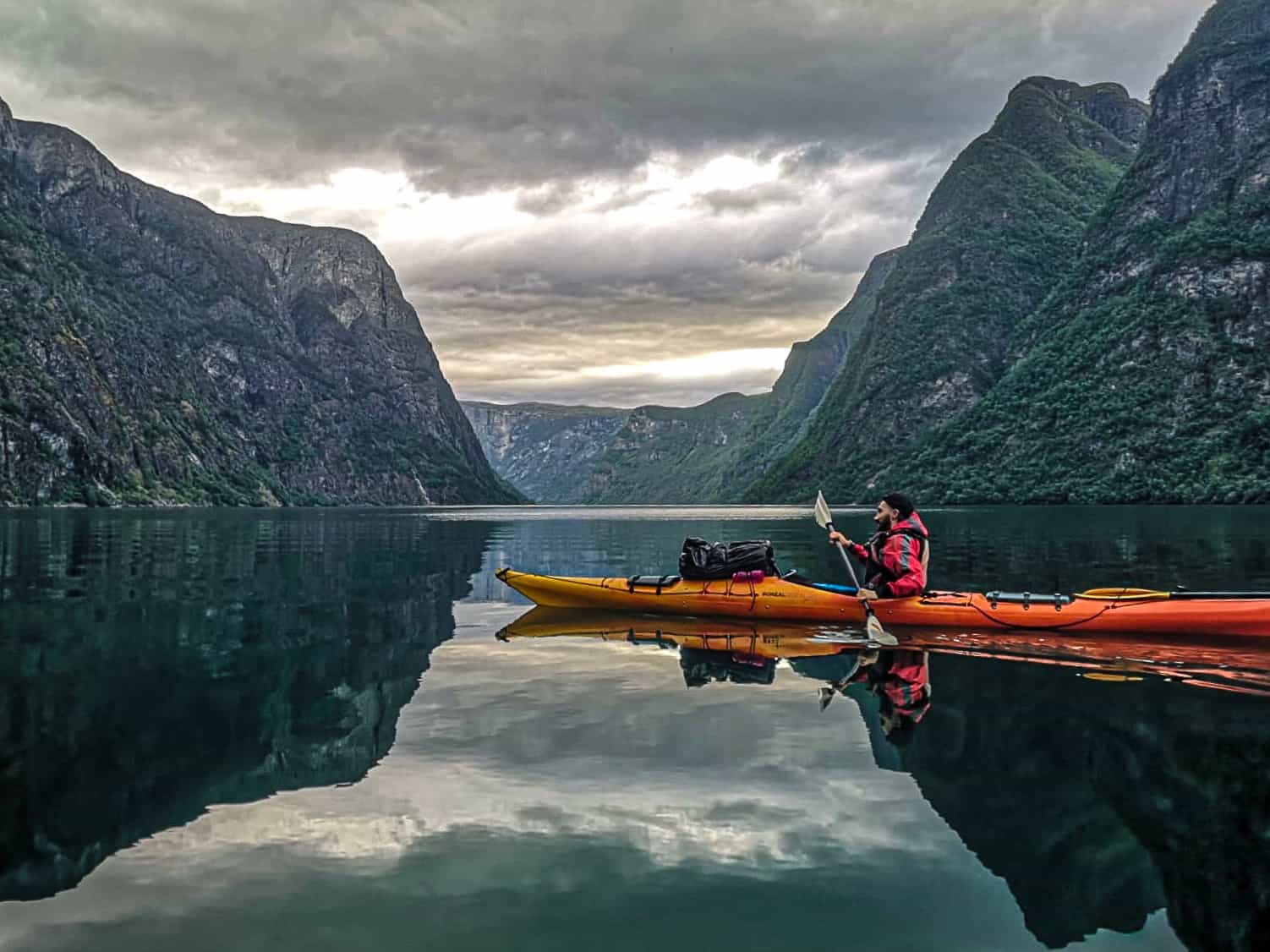 Kayaking Norwegian Fjords Photo: Unknown