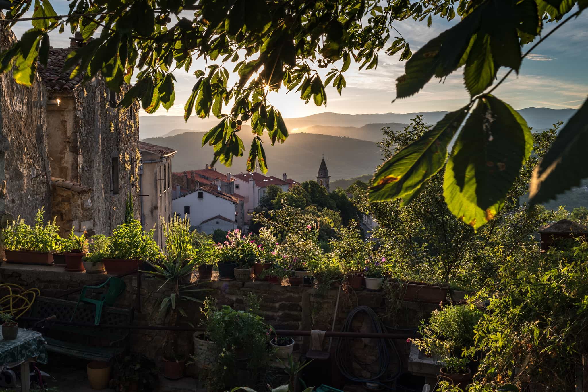 View of the Istrian countryside from Motovun