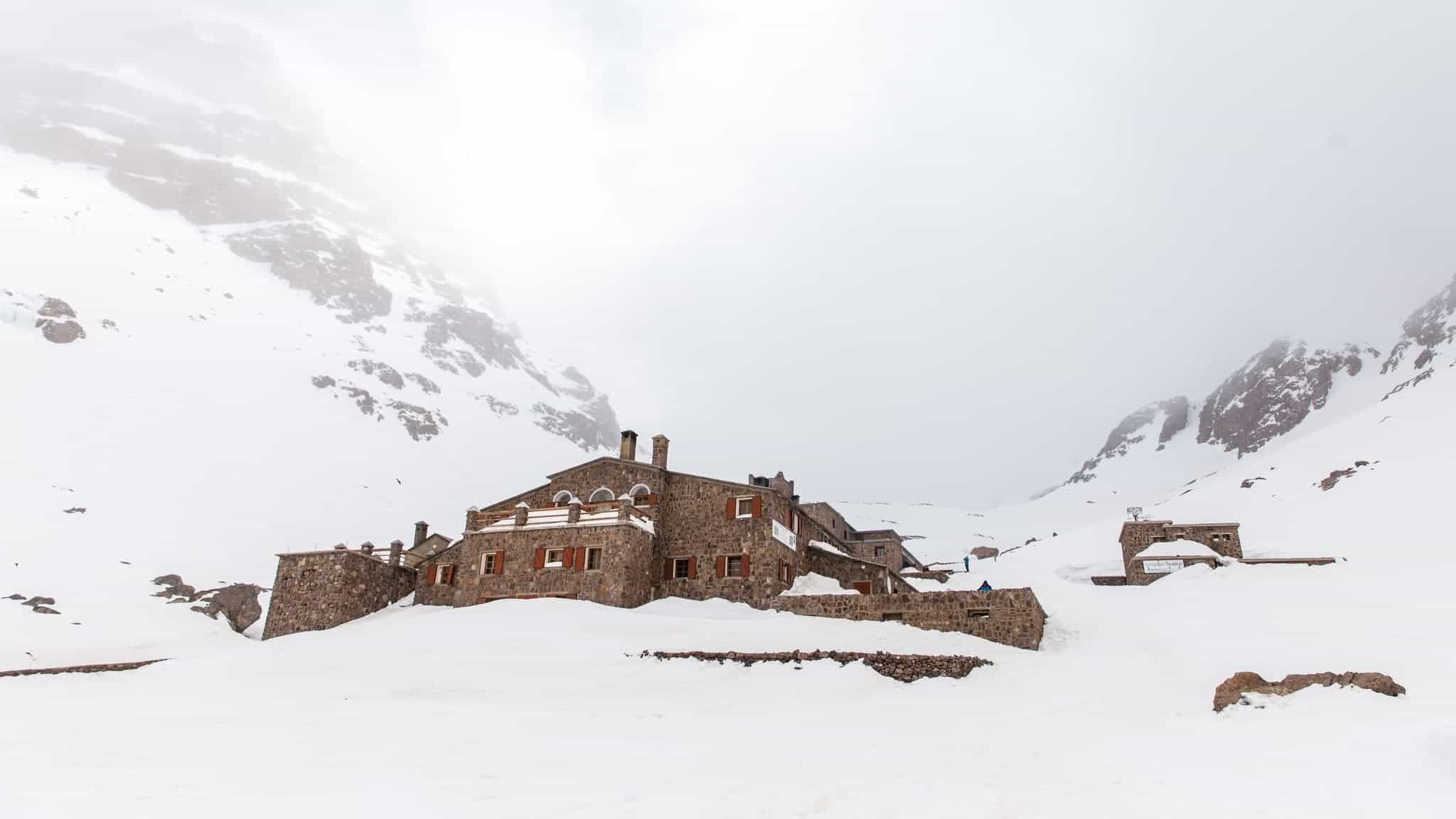 Mouflons Refuge Mount Toubkal Winter. Photo: Unknown