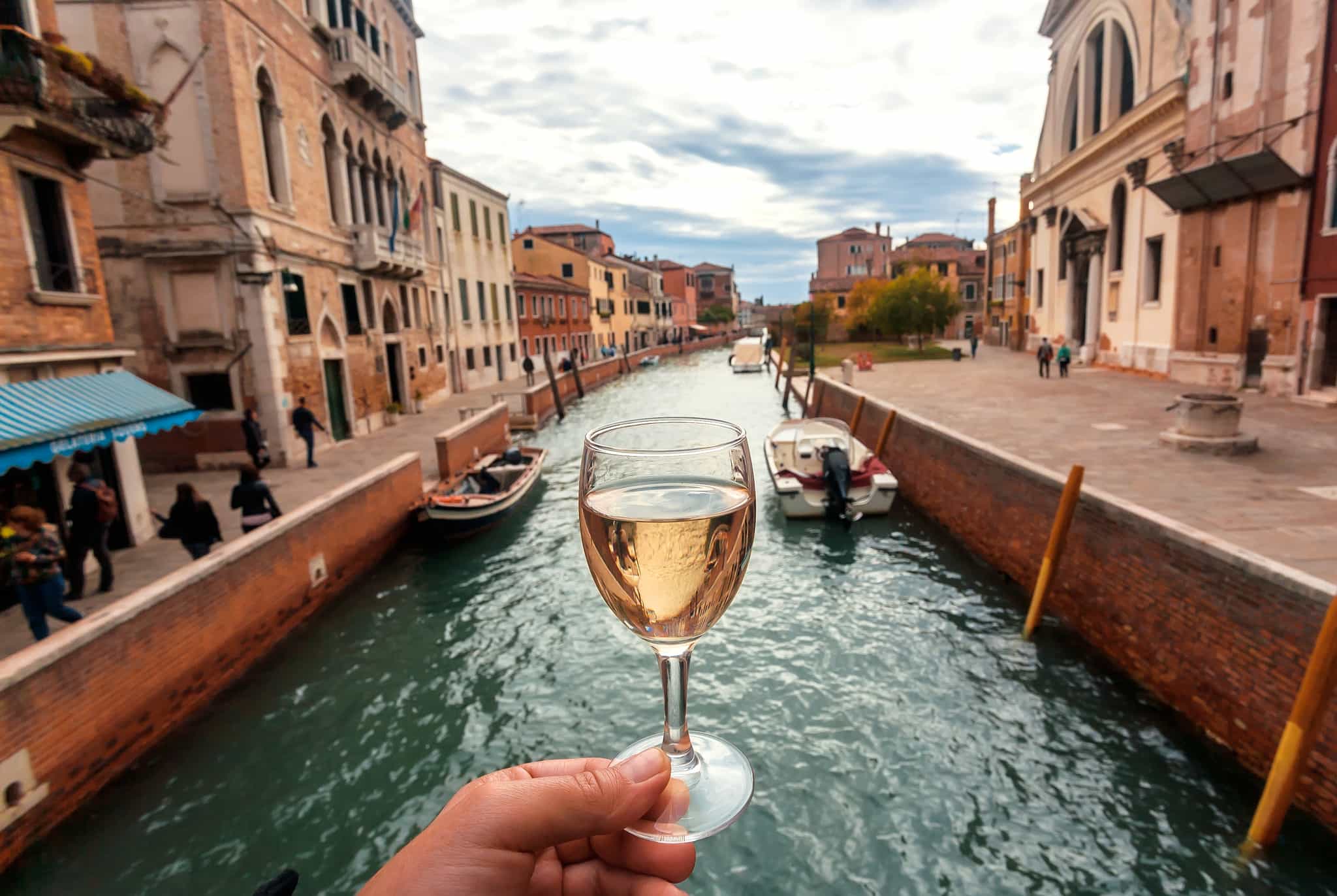 Venice and wine, Italy