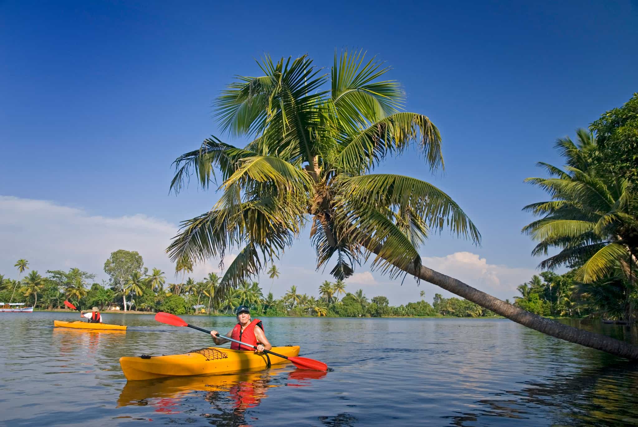 Kayaking the Kerala Backwaters in India