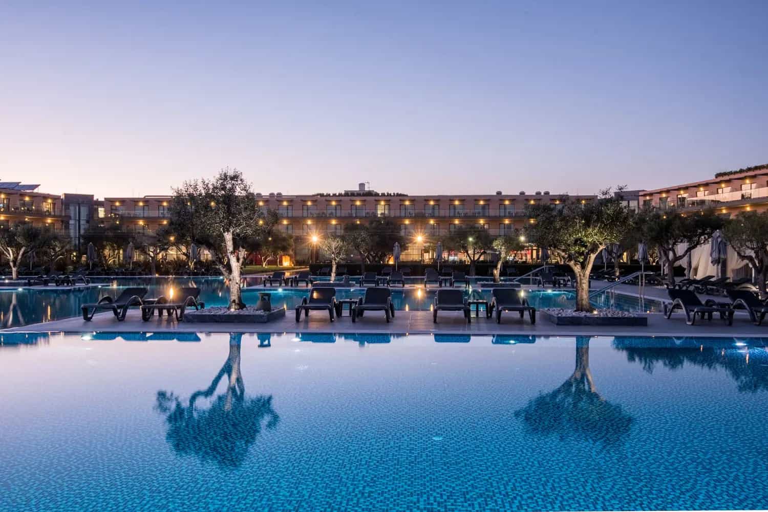 The pool at Vila Gale Lagos in Portugal