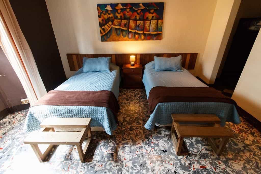 Room at Hotel Modelo, Quetzaltenango, Guatemala Photo: Unknown