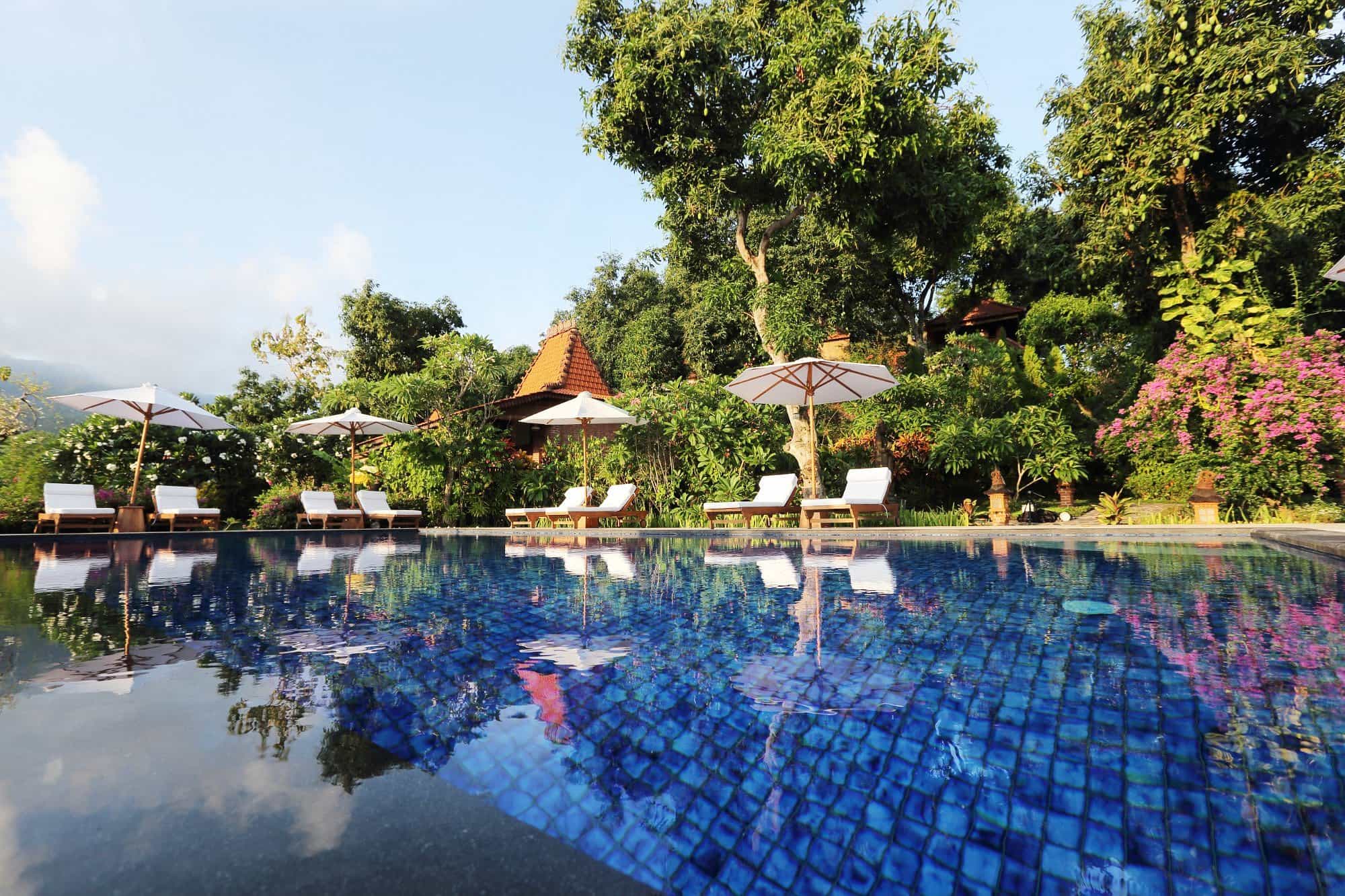 Pool at the Shanti Natural Panorama, Bali.