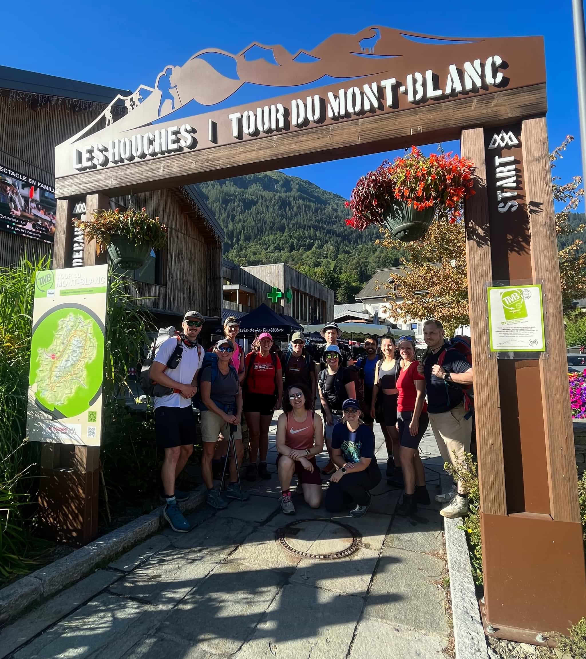 Tour du Mont Blanc Starting Point, Les Houches