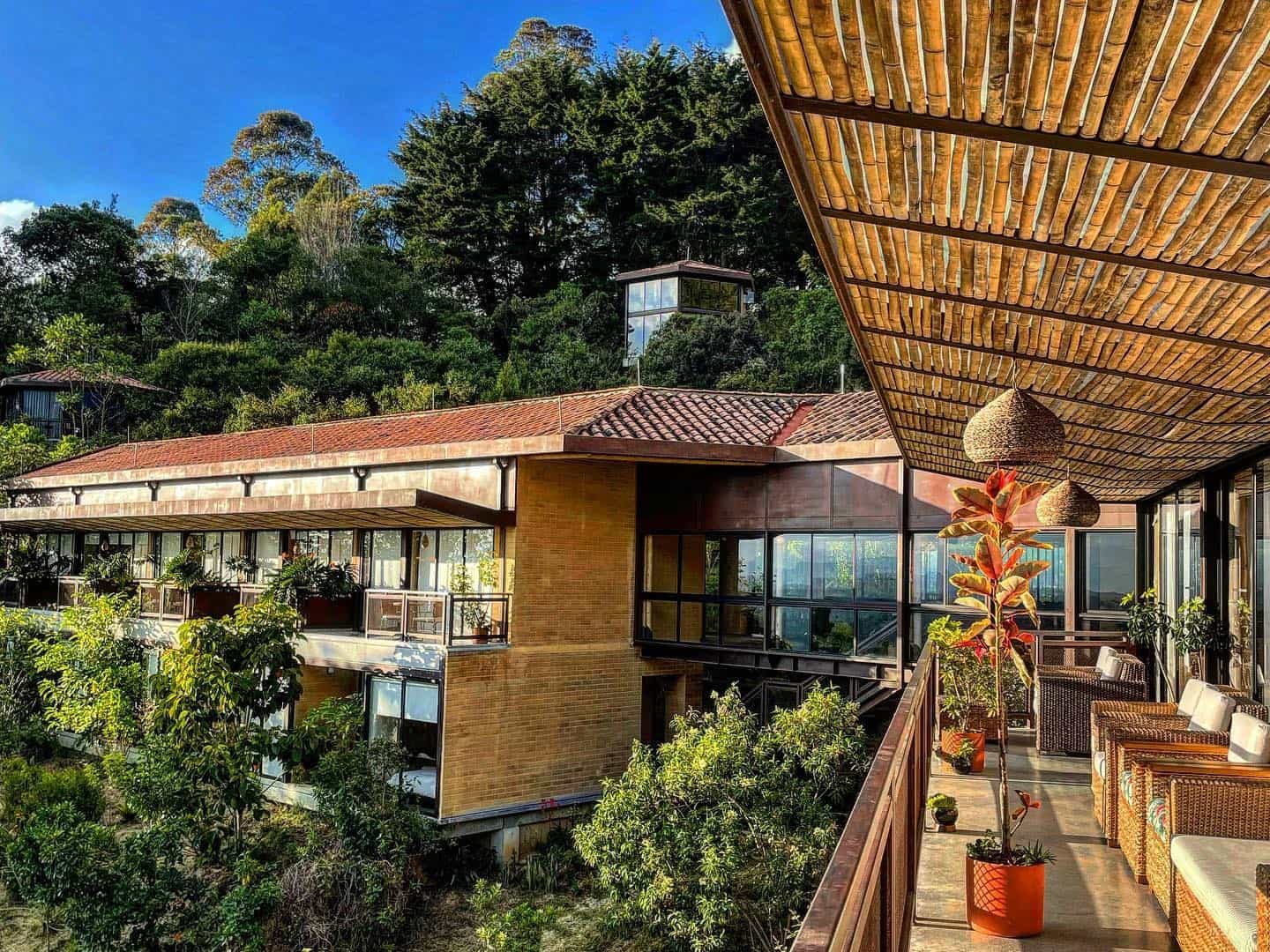 View from Cannua Eco Lodge near Tayrona National Park in Colombia.