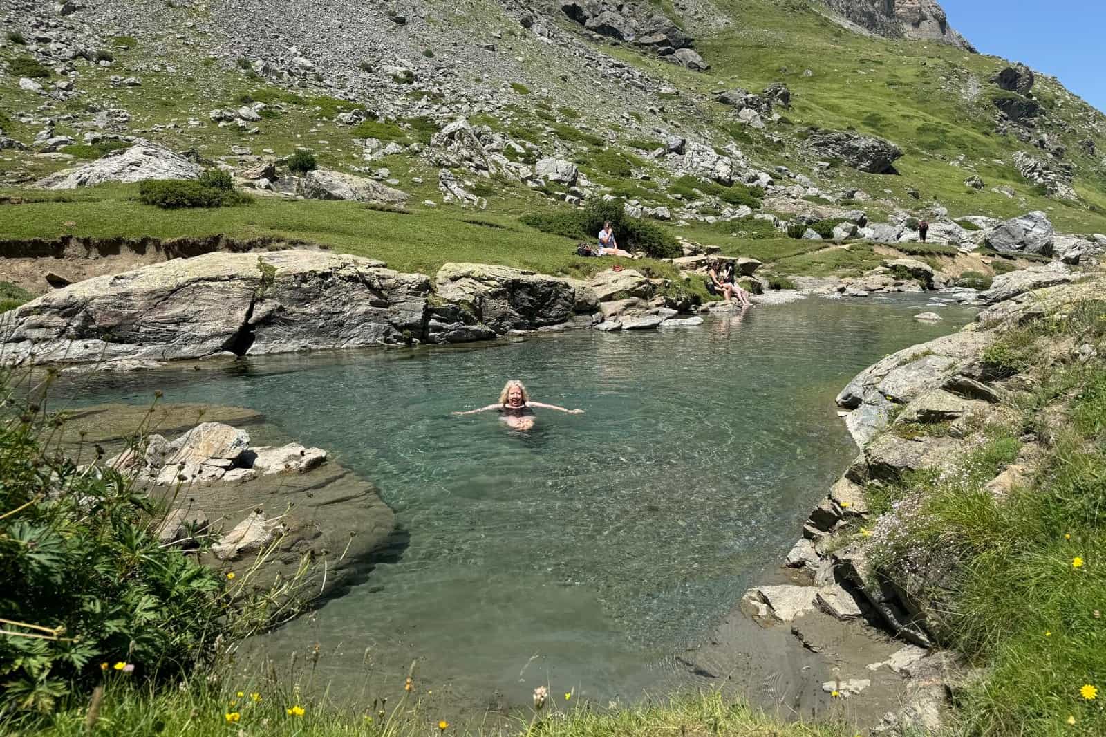 Swimming, pyrenees, France. Photo: Host // Live, Breathe, Hike