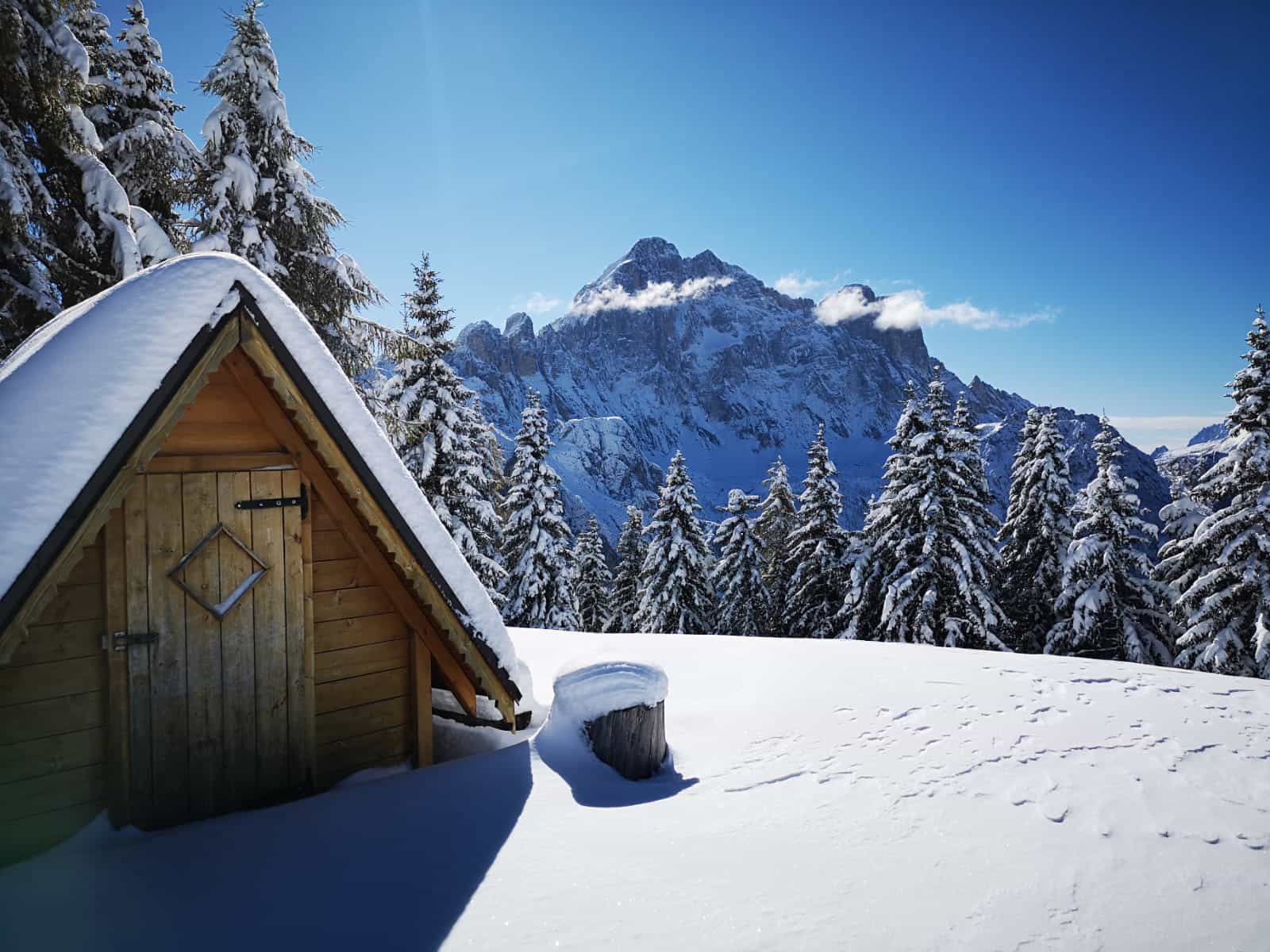 Ristoro belvedere, Dolomites.