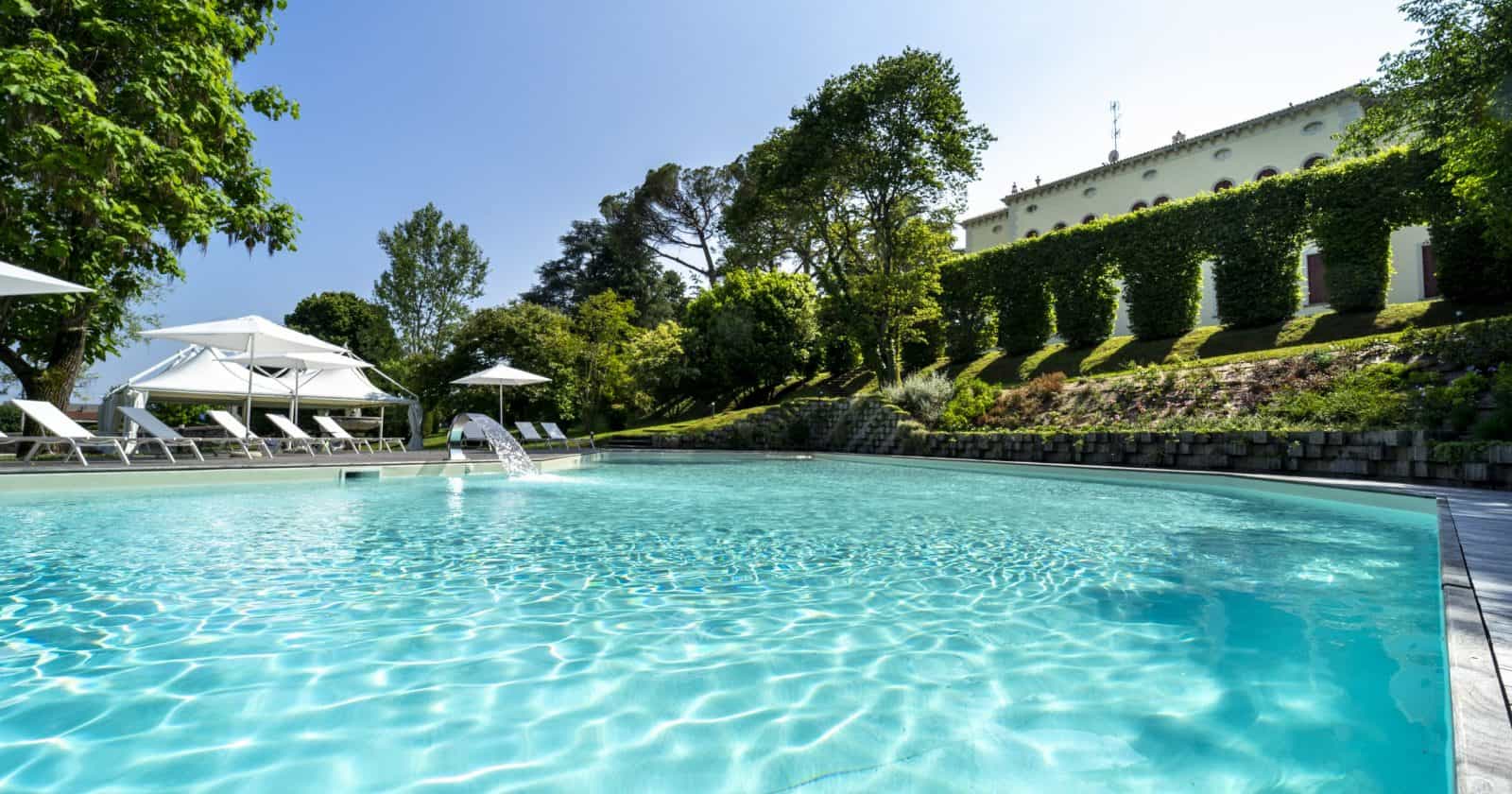 Pool at Villa Soligo. Photo: Hotel's website