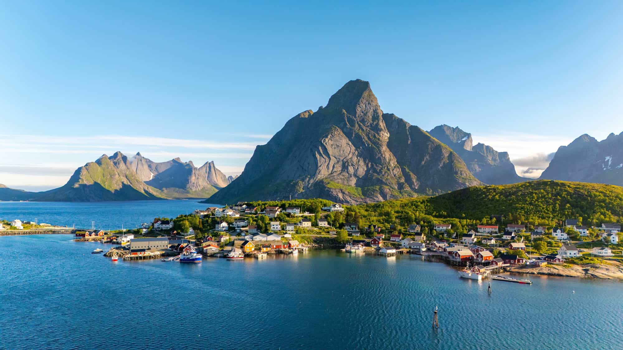 Reine, Lofoten Islands, Norway. Photo: shutterstock_2632436073