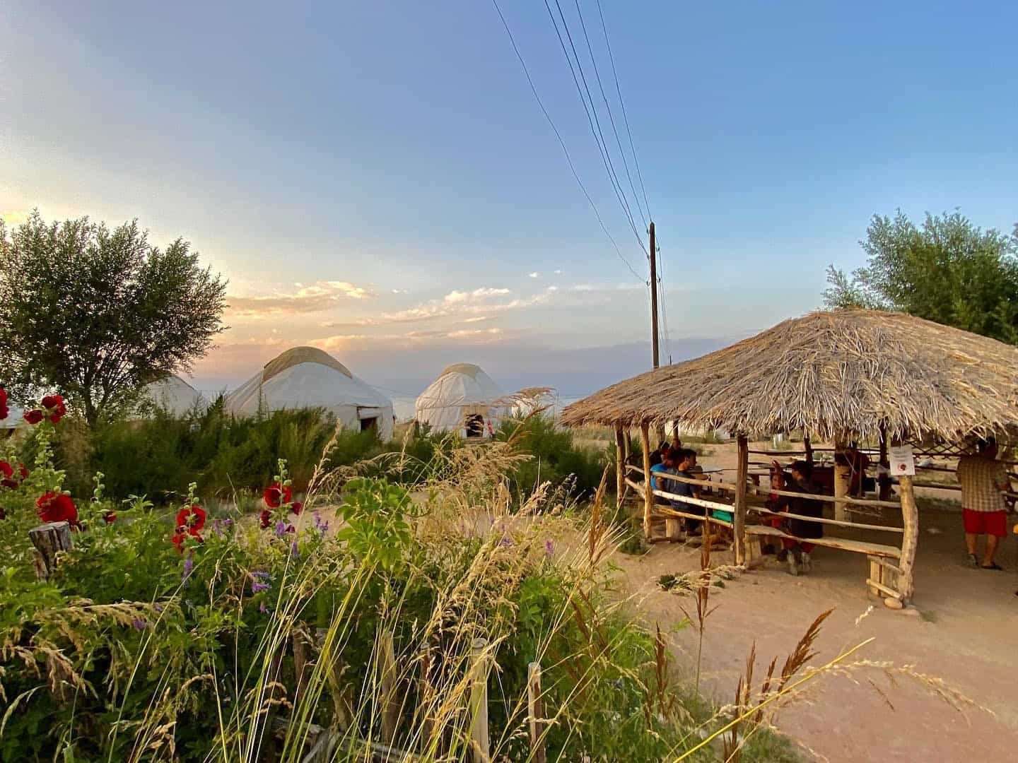 Bel Tam Yurt Camp, outdoor area. Photo: Bel Tam Yurt Camp