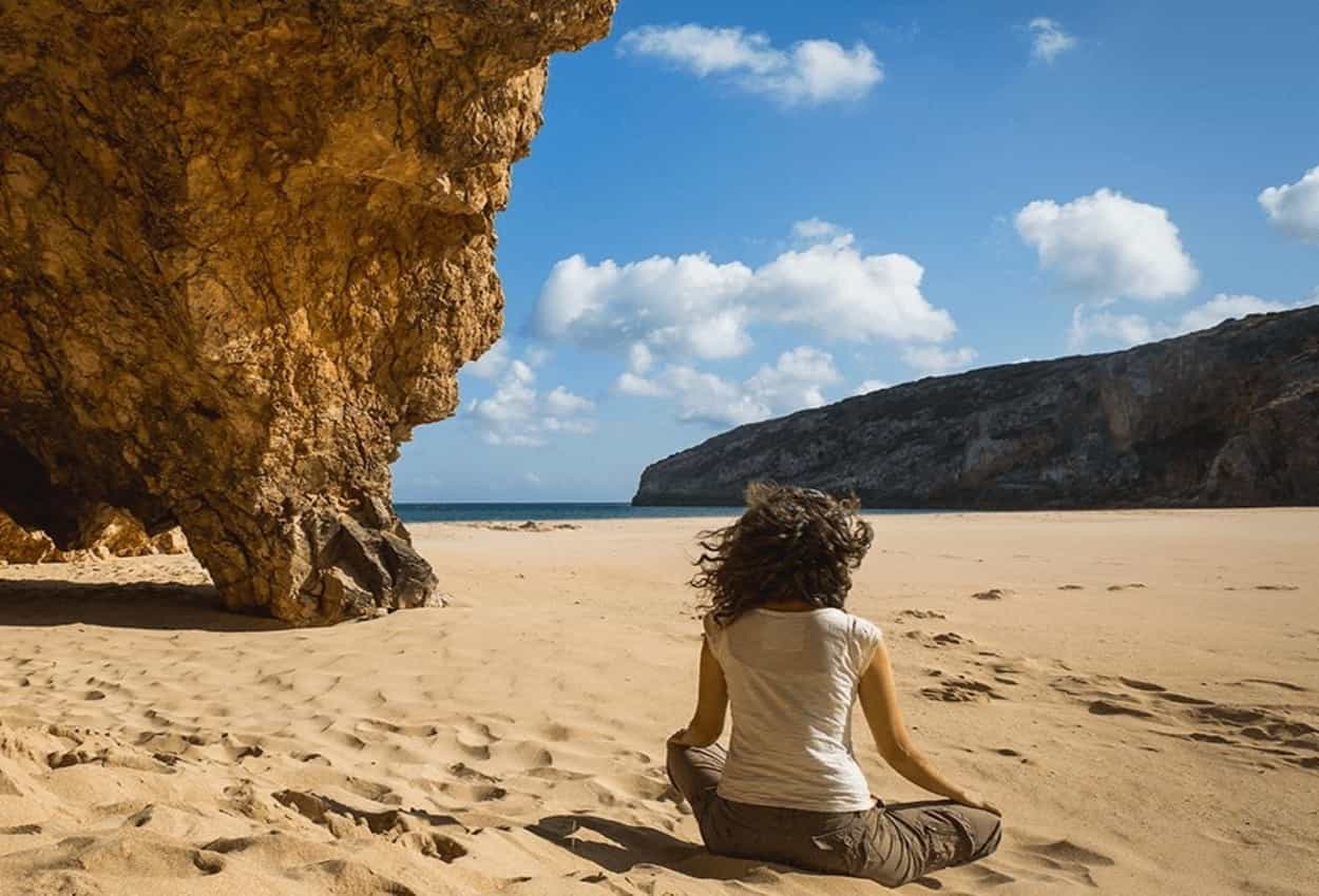 Along the trail from Sagres to Salema in Portugal