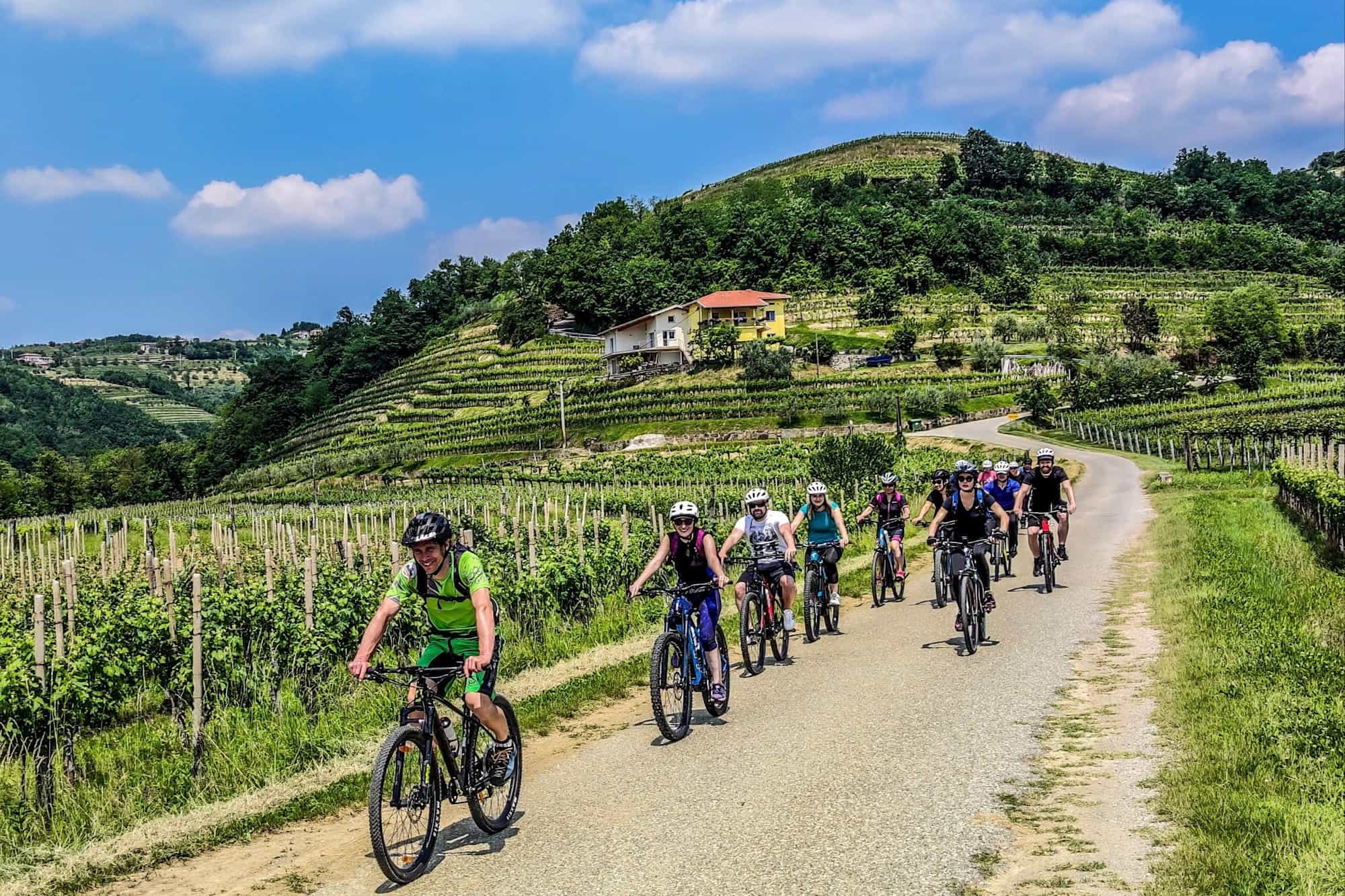 Cycling Collio hills, Slovenia Photo: Host / Life Adventures