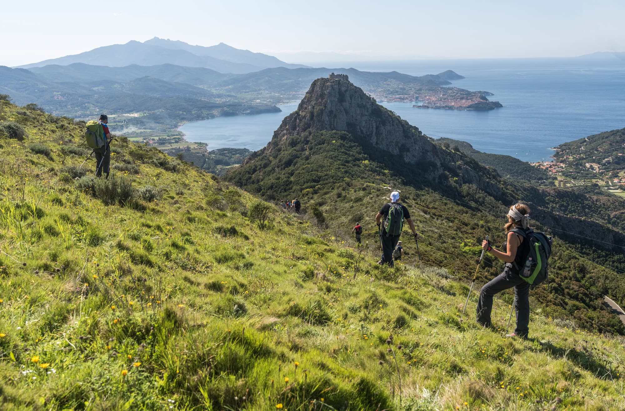 Coast to Coast Traverse of Elba Island in Tuscany