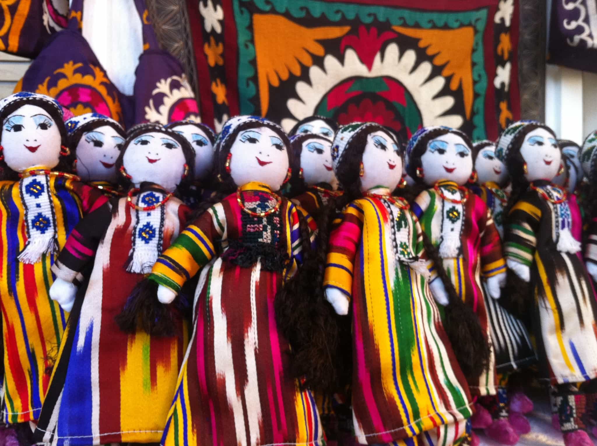 Traditional Tajik dolls