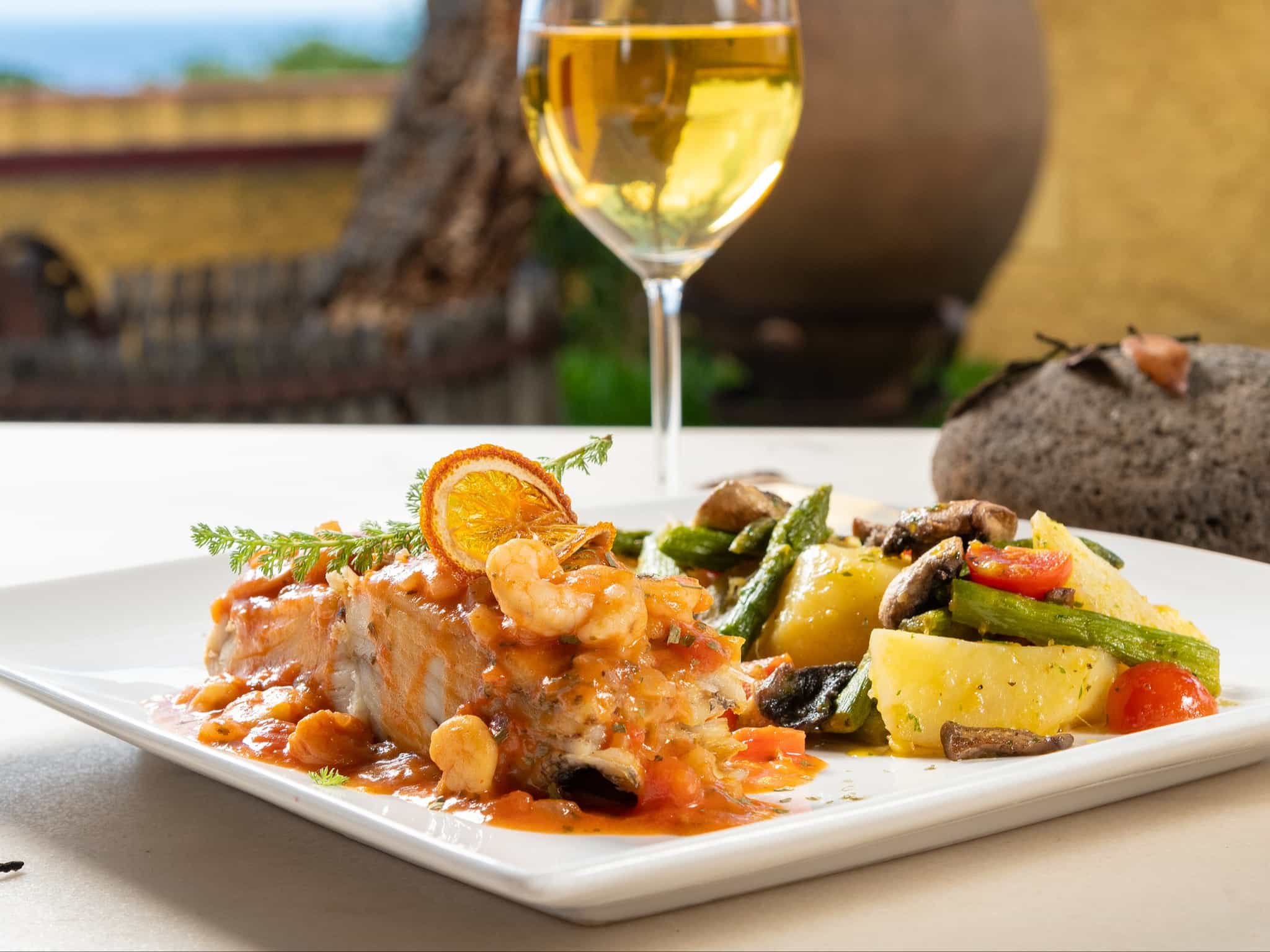 Food at Pestana Quinta do Arco, Madeira.